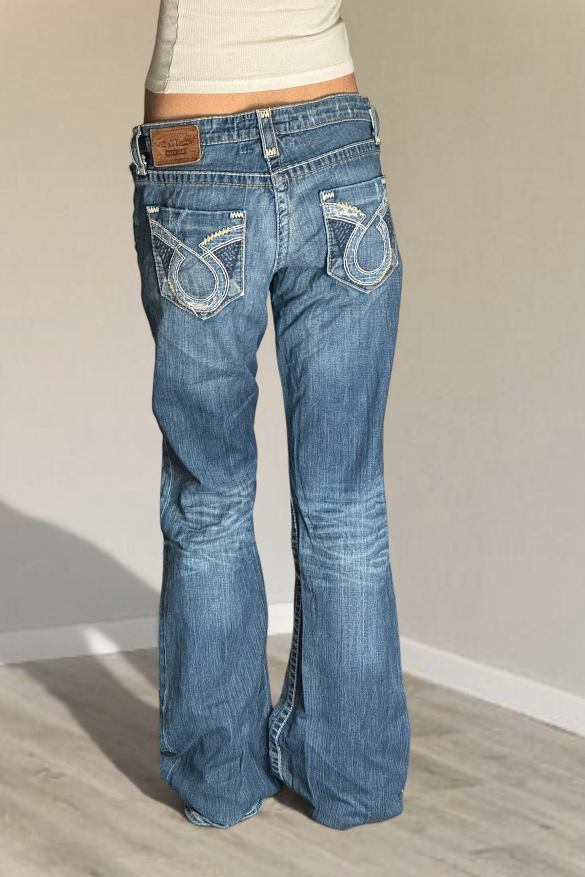Lågmidjade jeans stl: M