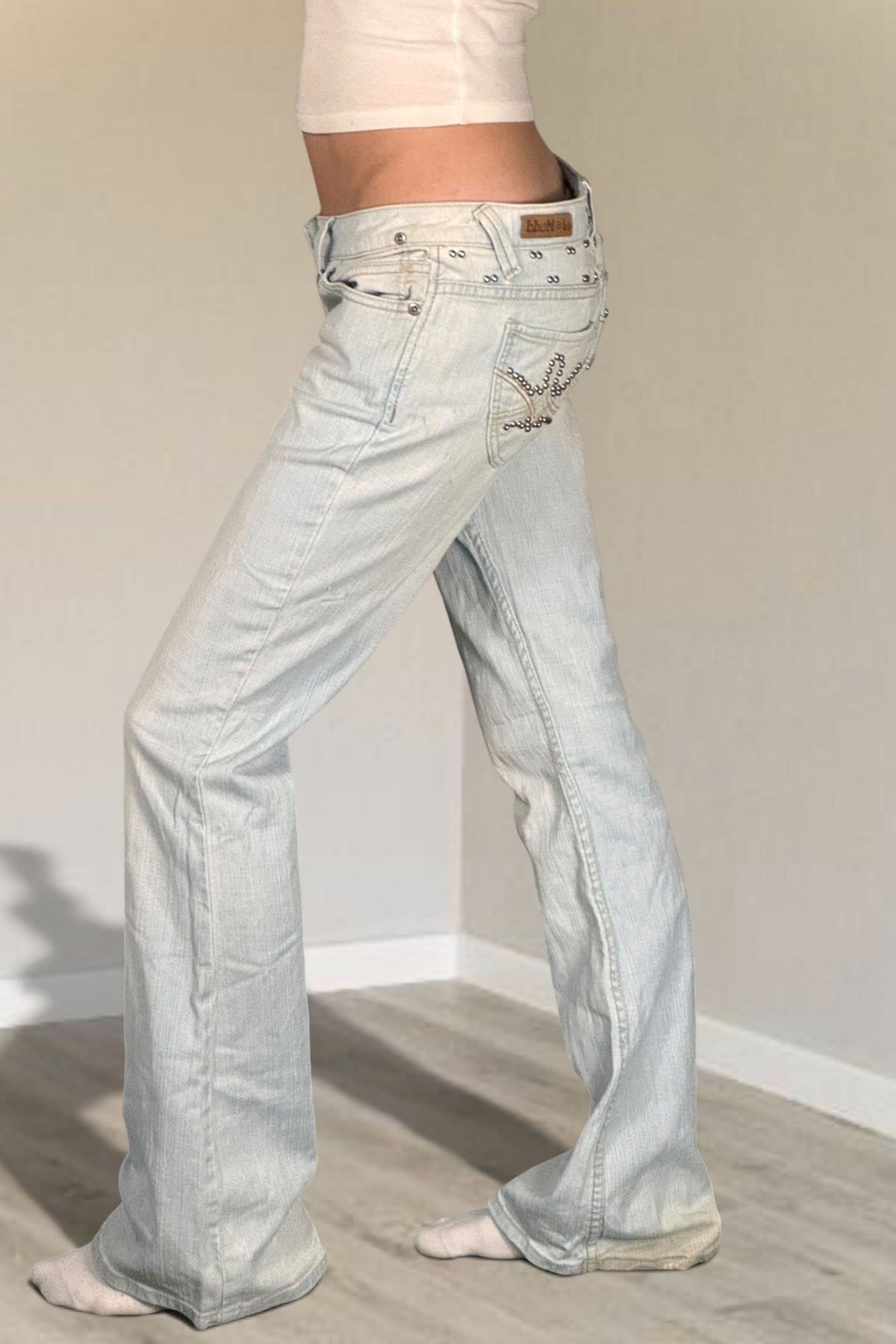 Lågmidjade jeans stl: S