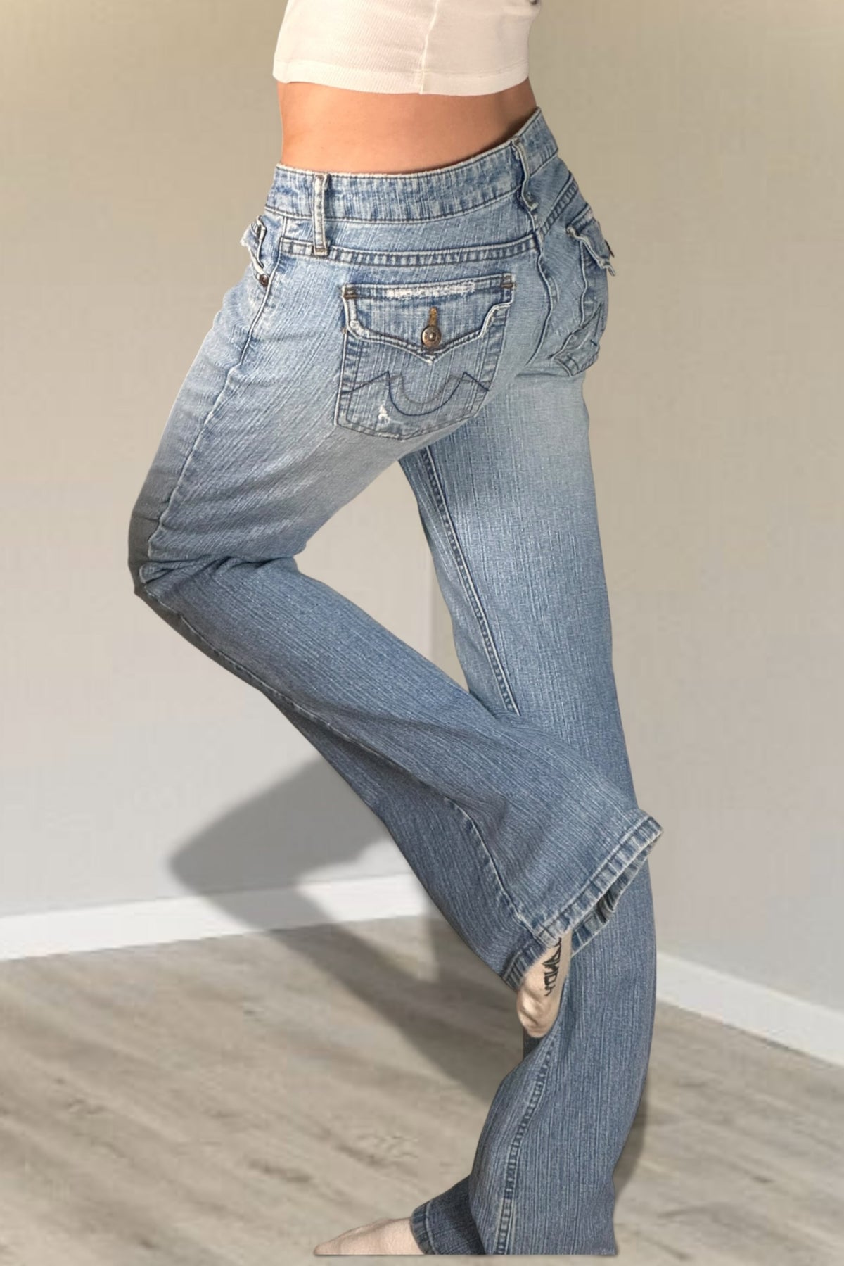 Flared jeans size: S/M