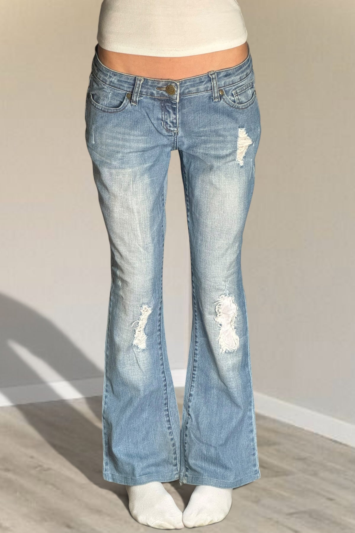 Lågmidjade jeans stl: S