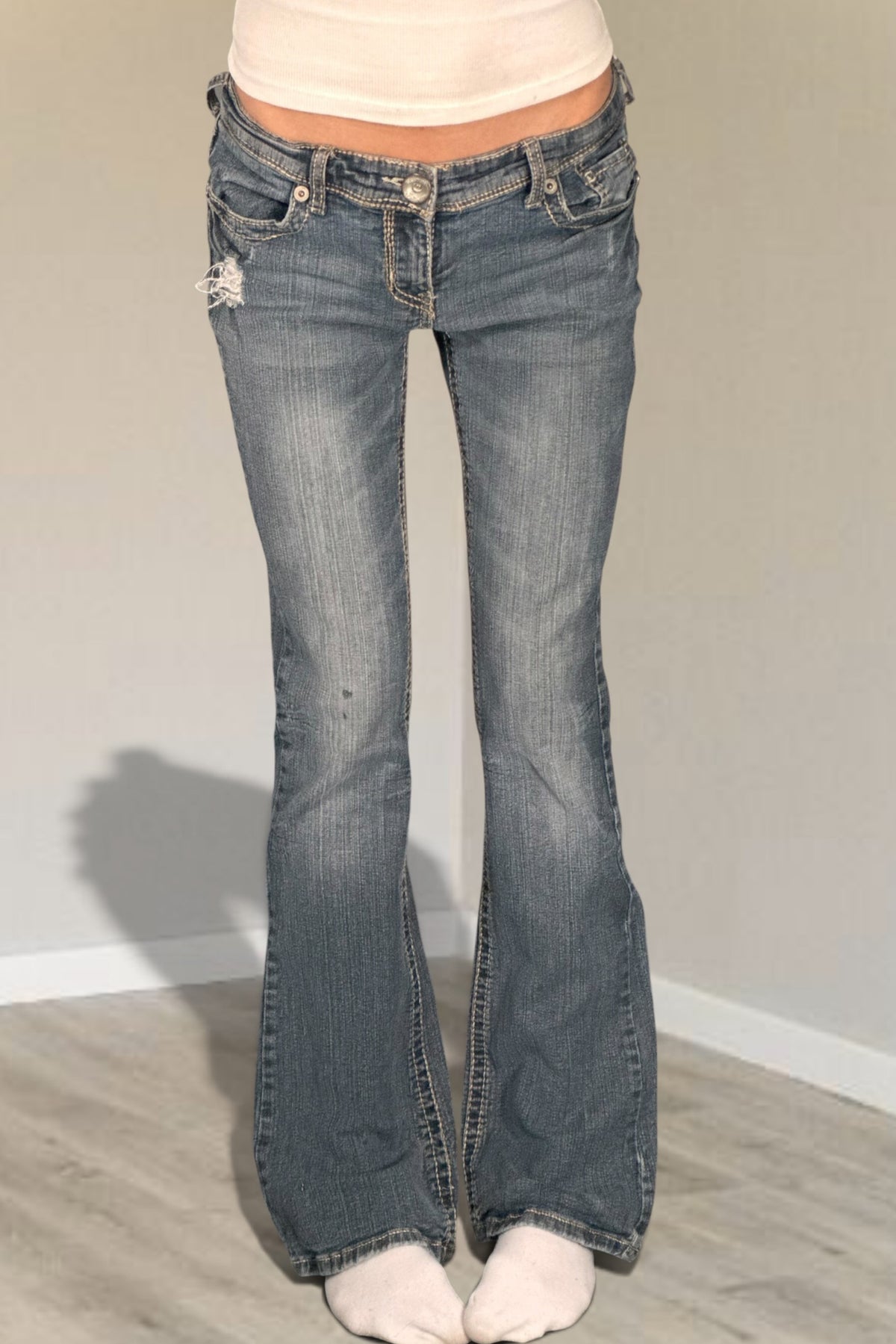 Lågmidjade jeans stl: S