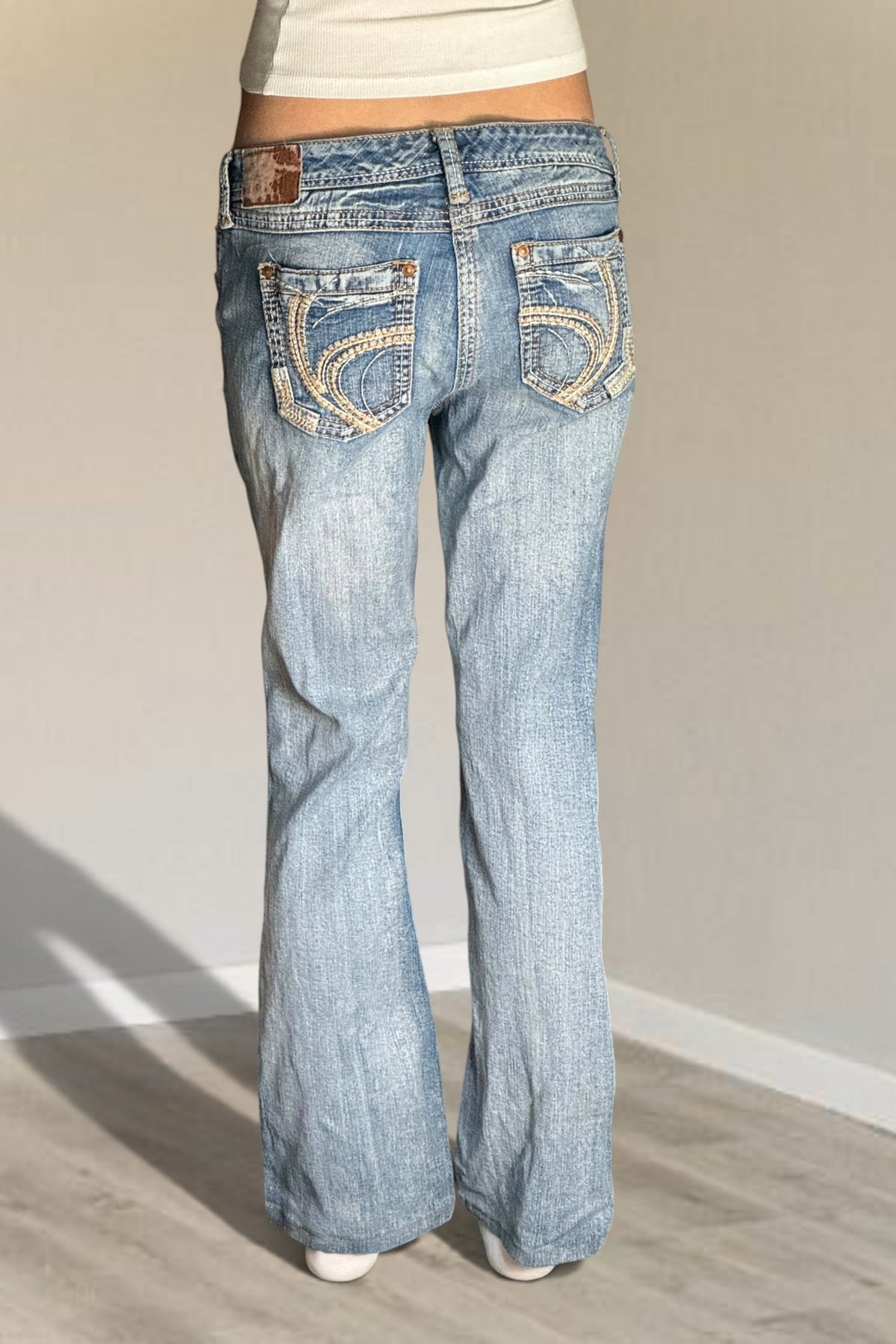 Lågmidjade jeans stl: S/M