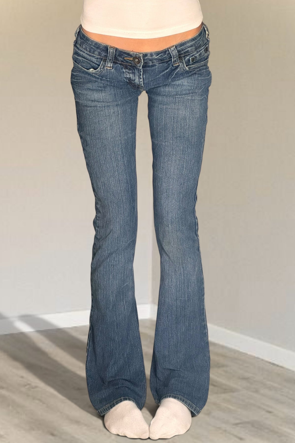 Lågmidjade jeans stl: S