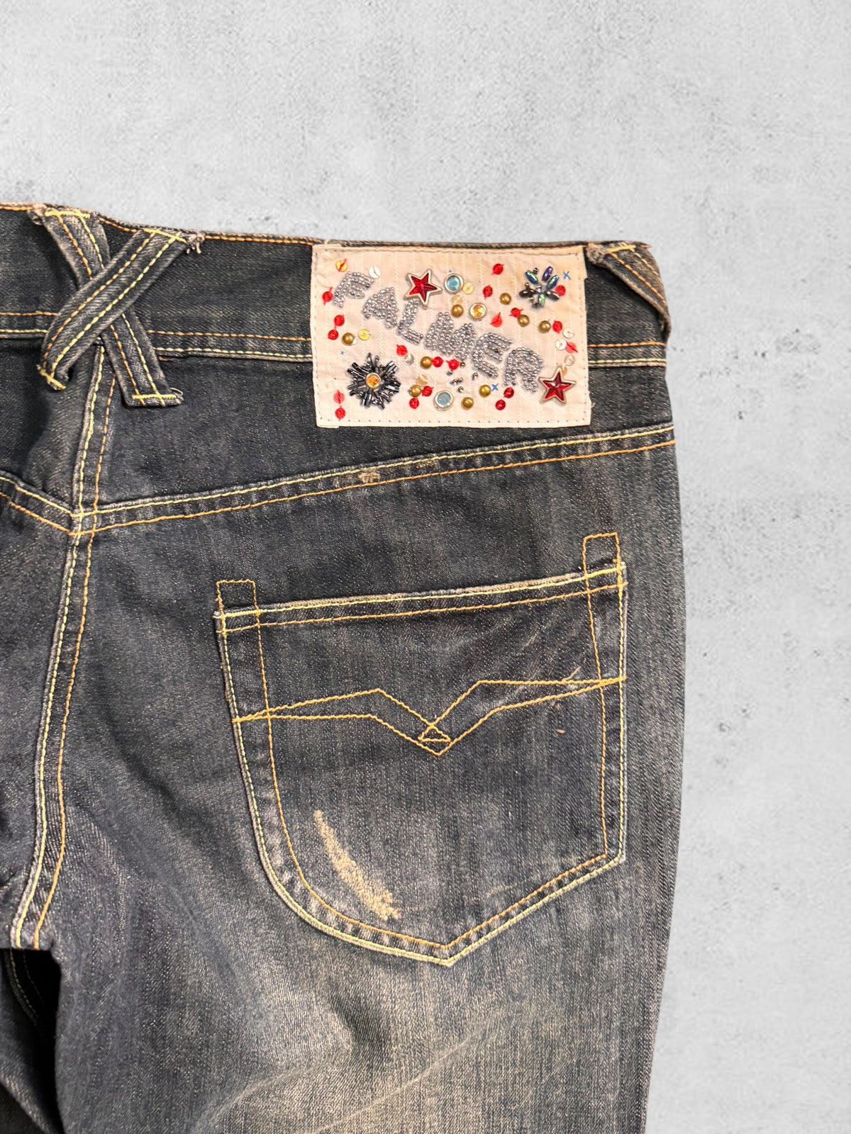 Lågmidjade jeans stl: L