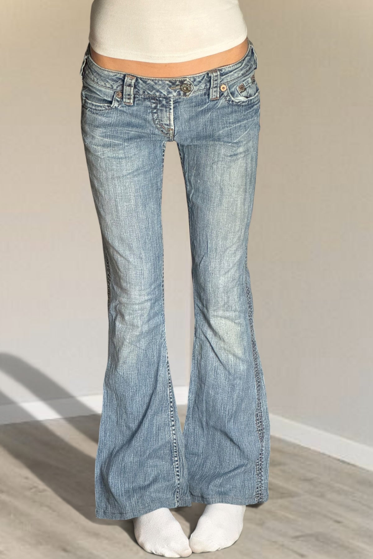 Lågmidjade jeans stl: S
