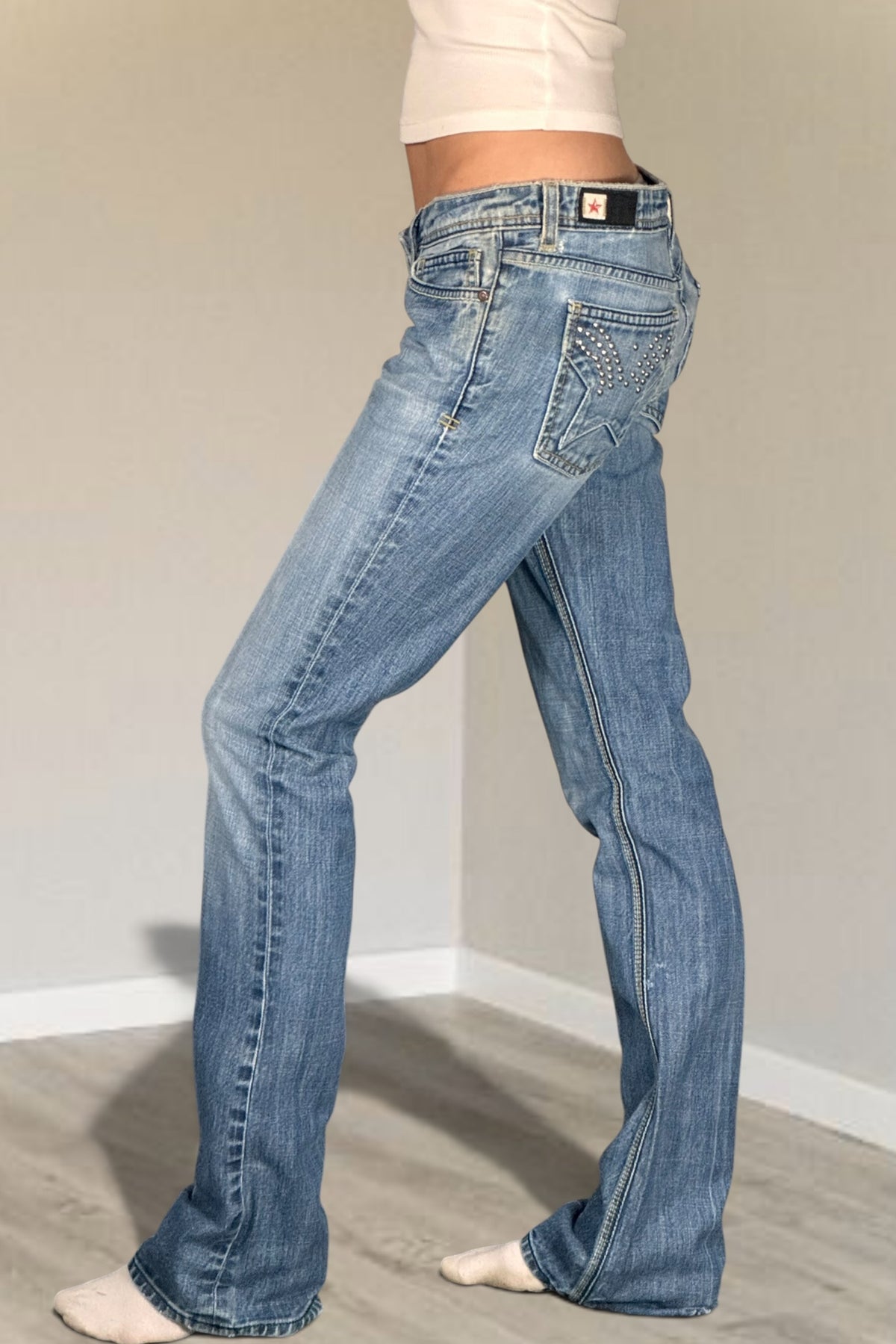 Lågmidjade jeans stl: XS/S