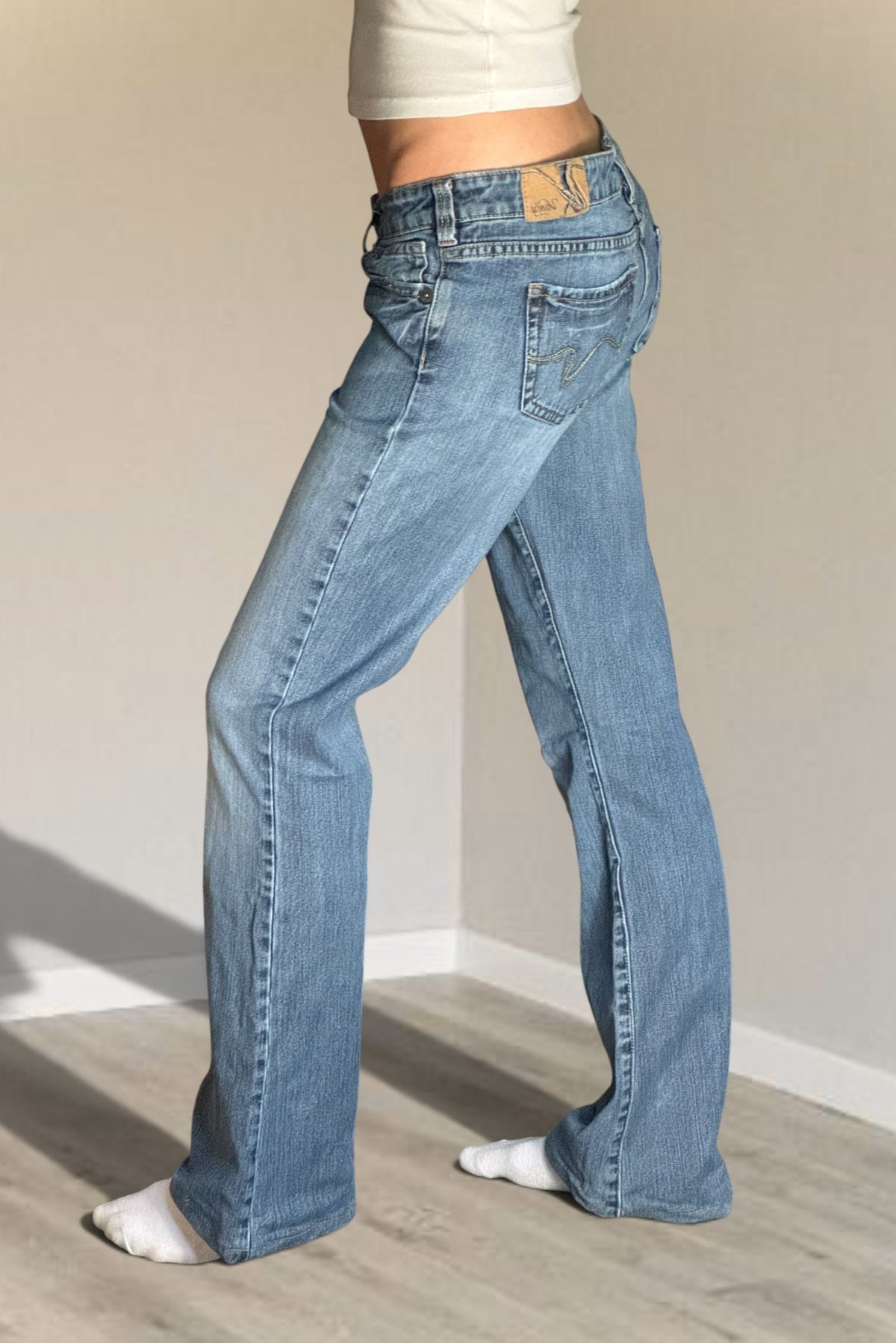 Lågmidjade jeans stl: S