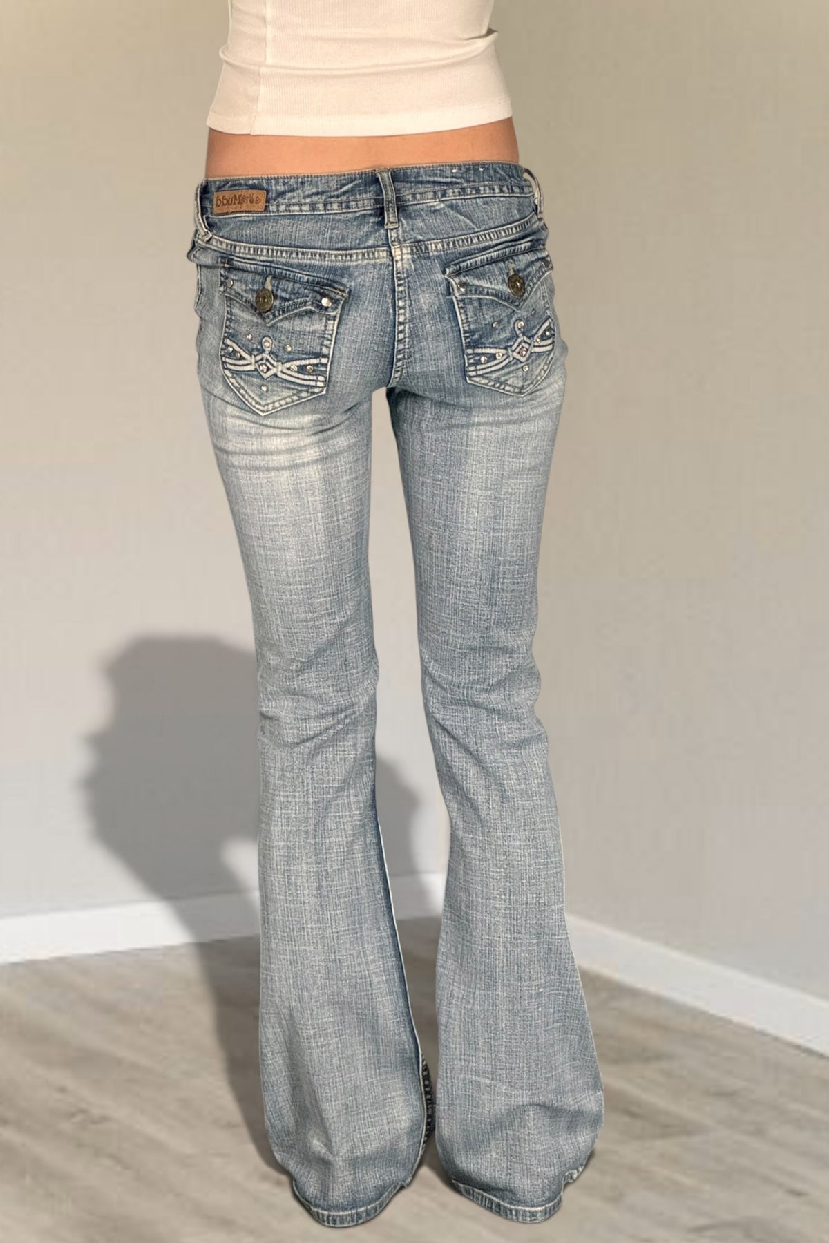 Lågmidjade jeans stl: XS