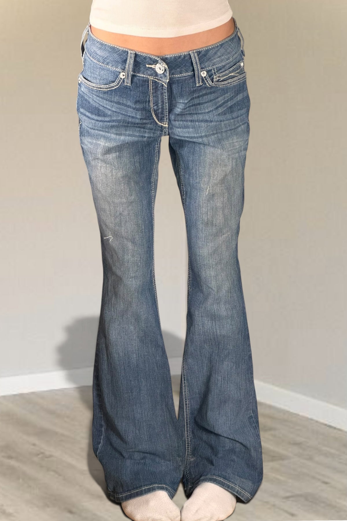 Flare jeans size: M