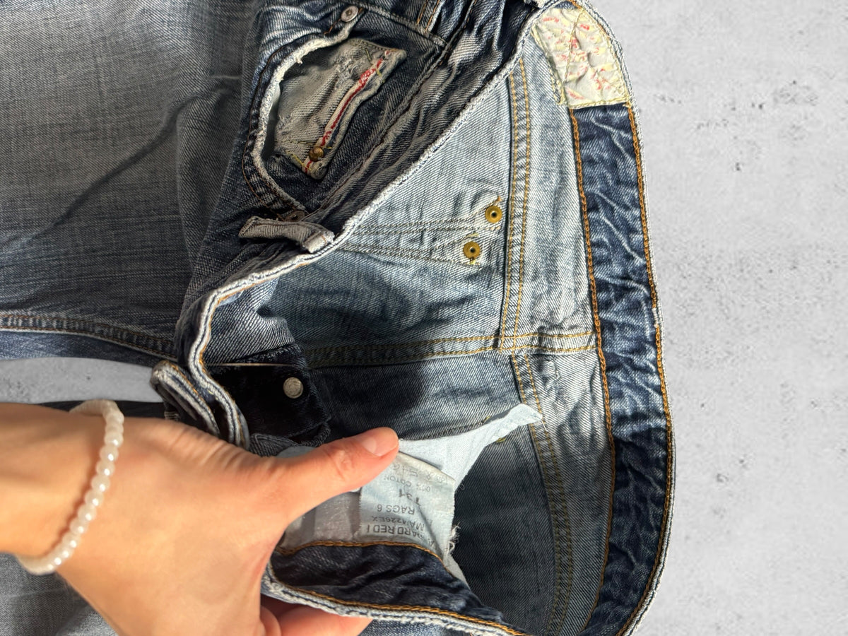 Lågmidjade jeans stl: S/M