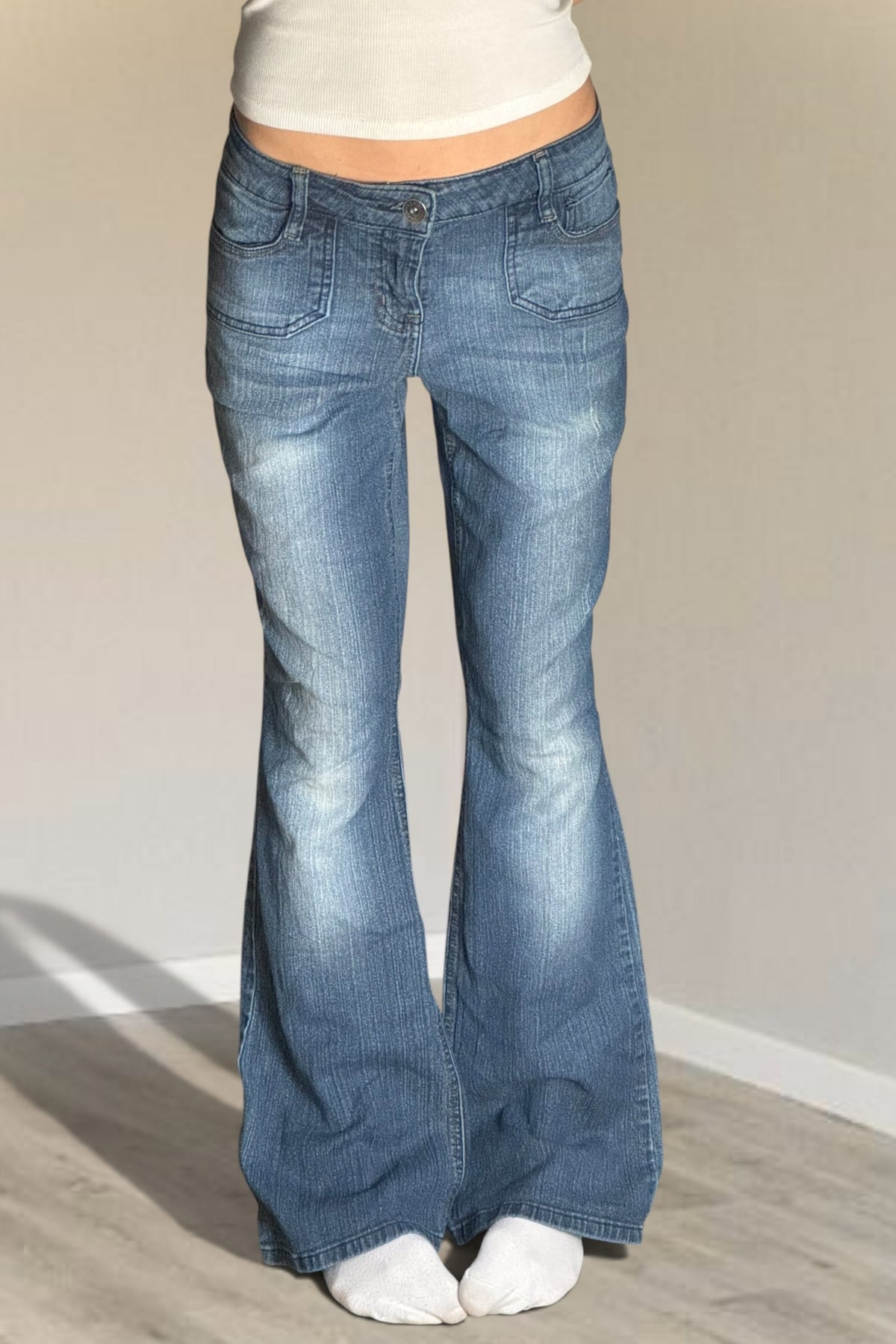 Lågmidjade jeans stl: L