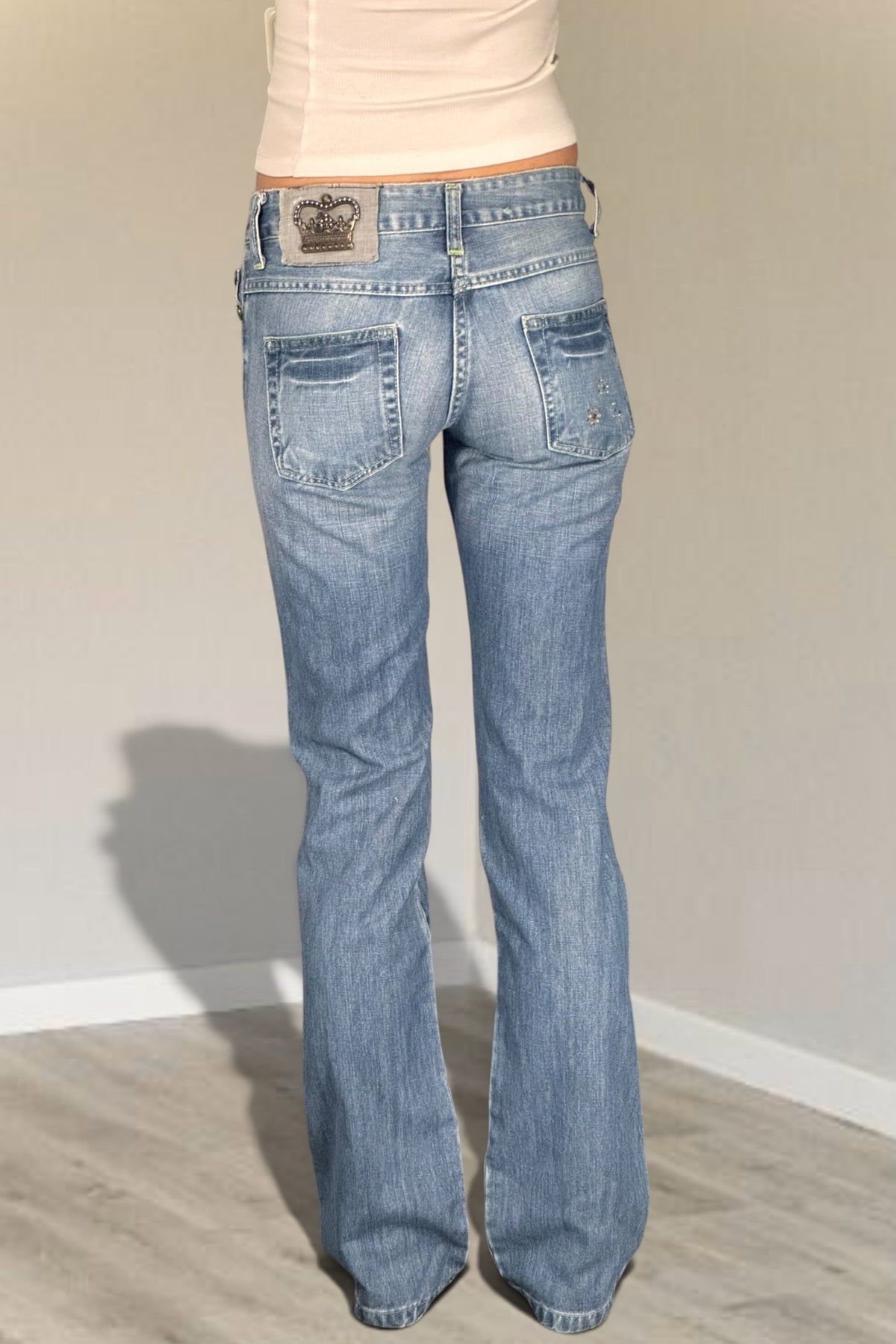 Lågmidjade jeans stl: XXXS