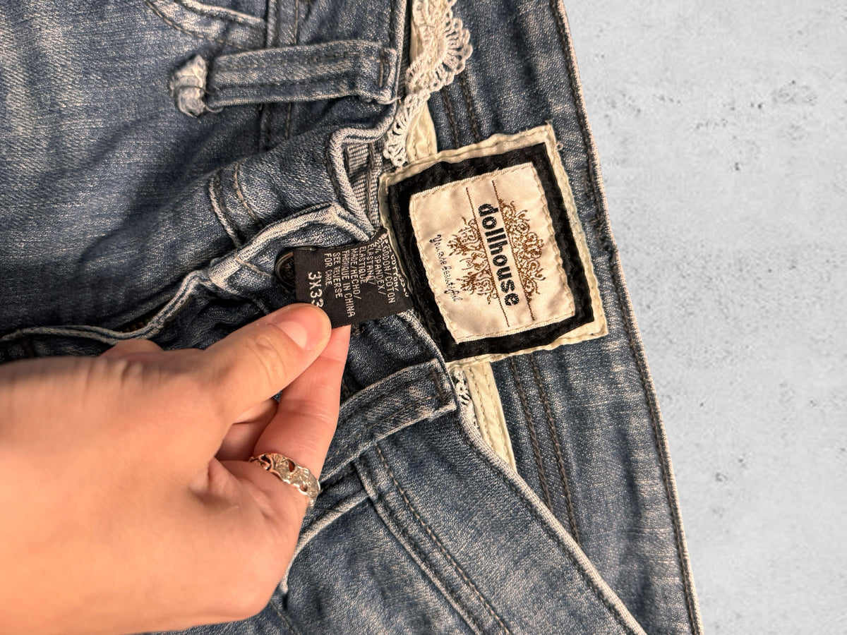 Lågmidjade jeans stl: XS