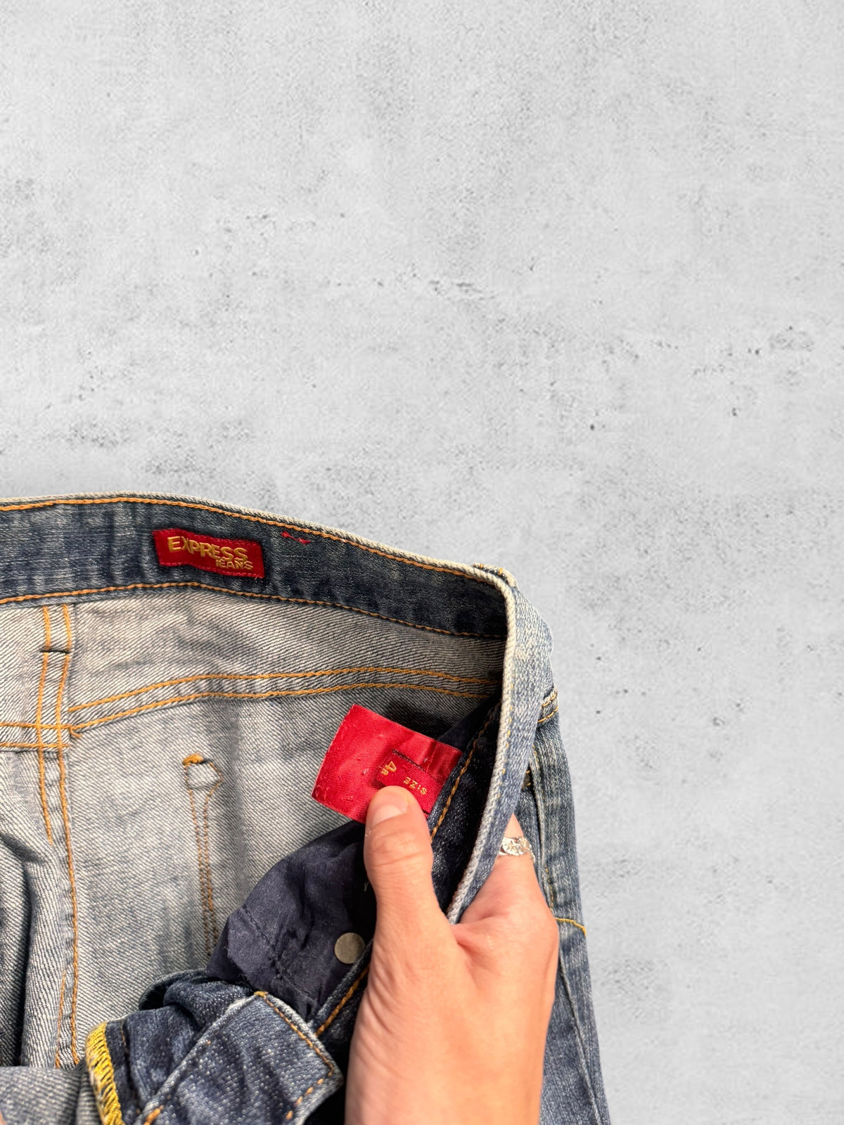 Lågmidjade jeans stl: S