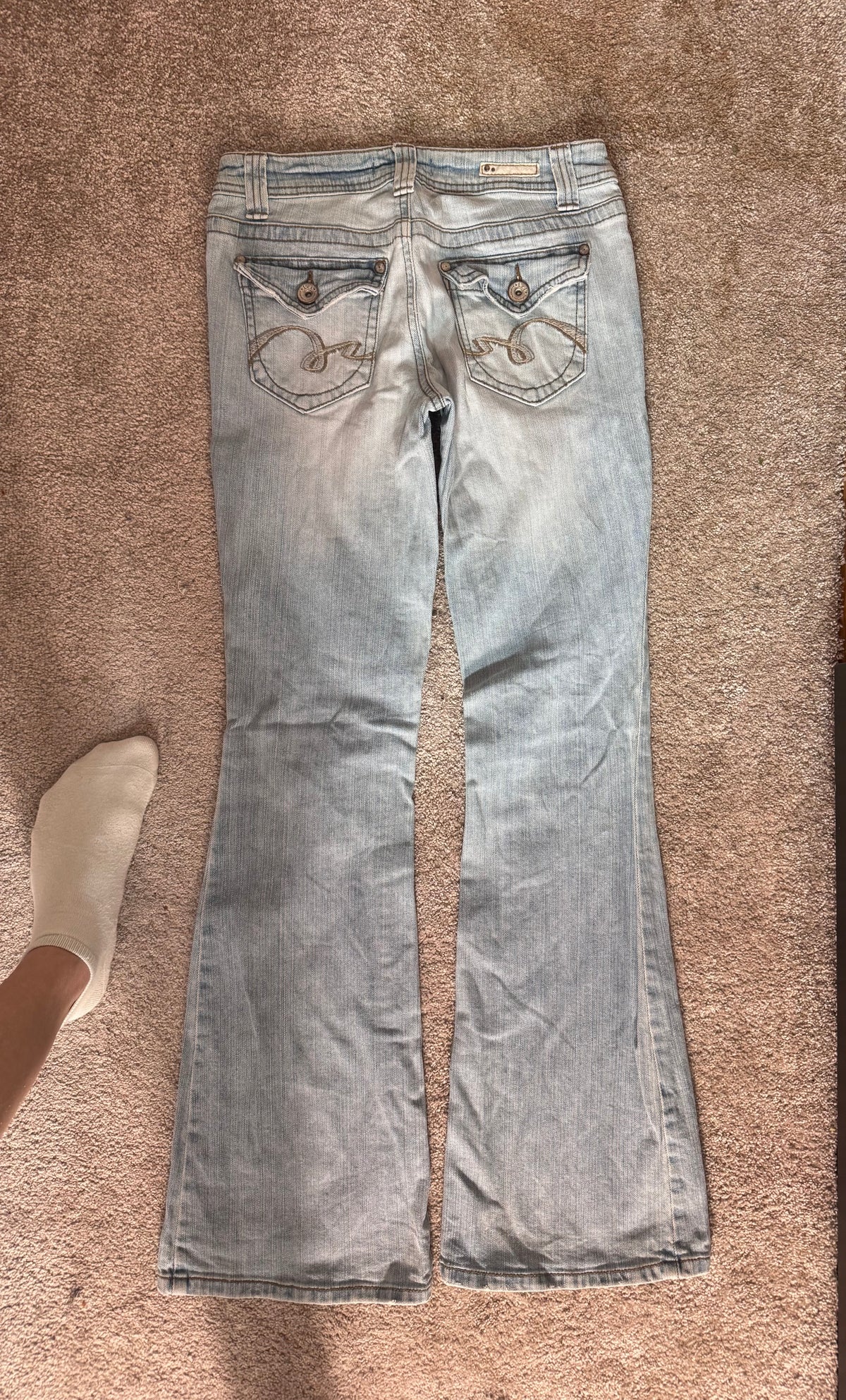 Lågmidjade jeans stl: XS