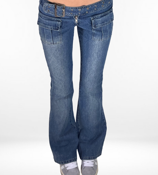 Lågmidjade jeans – stl: S