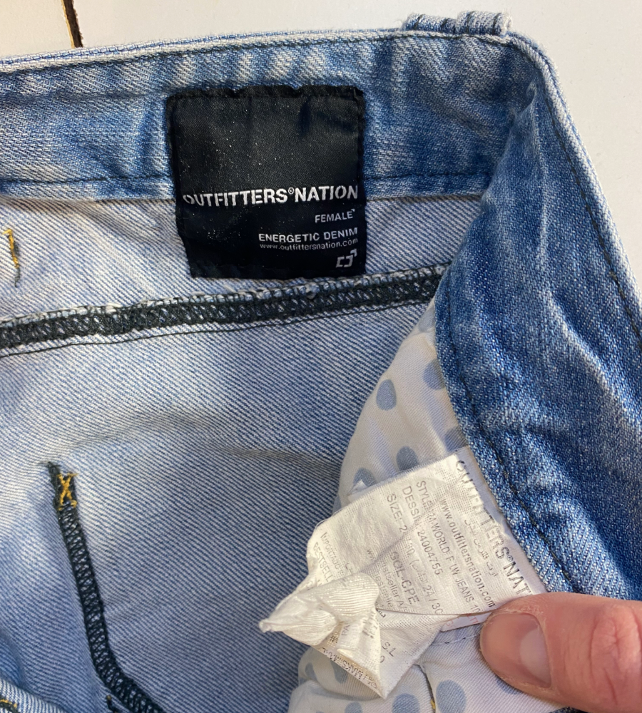 Lågmidjade jeans  – stl: XXS