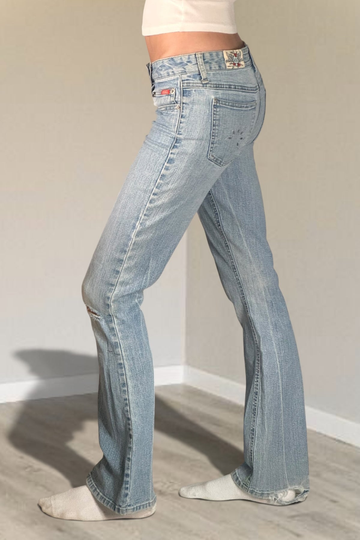 Lågmidjade jeans stl: XS
