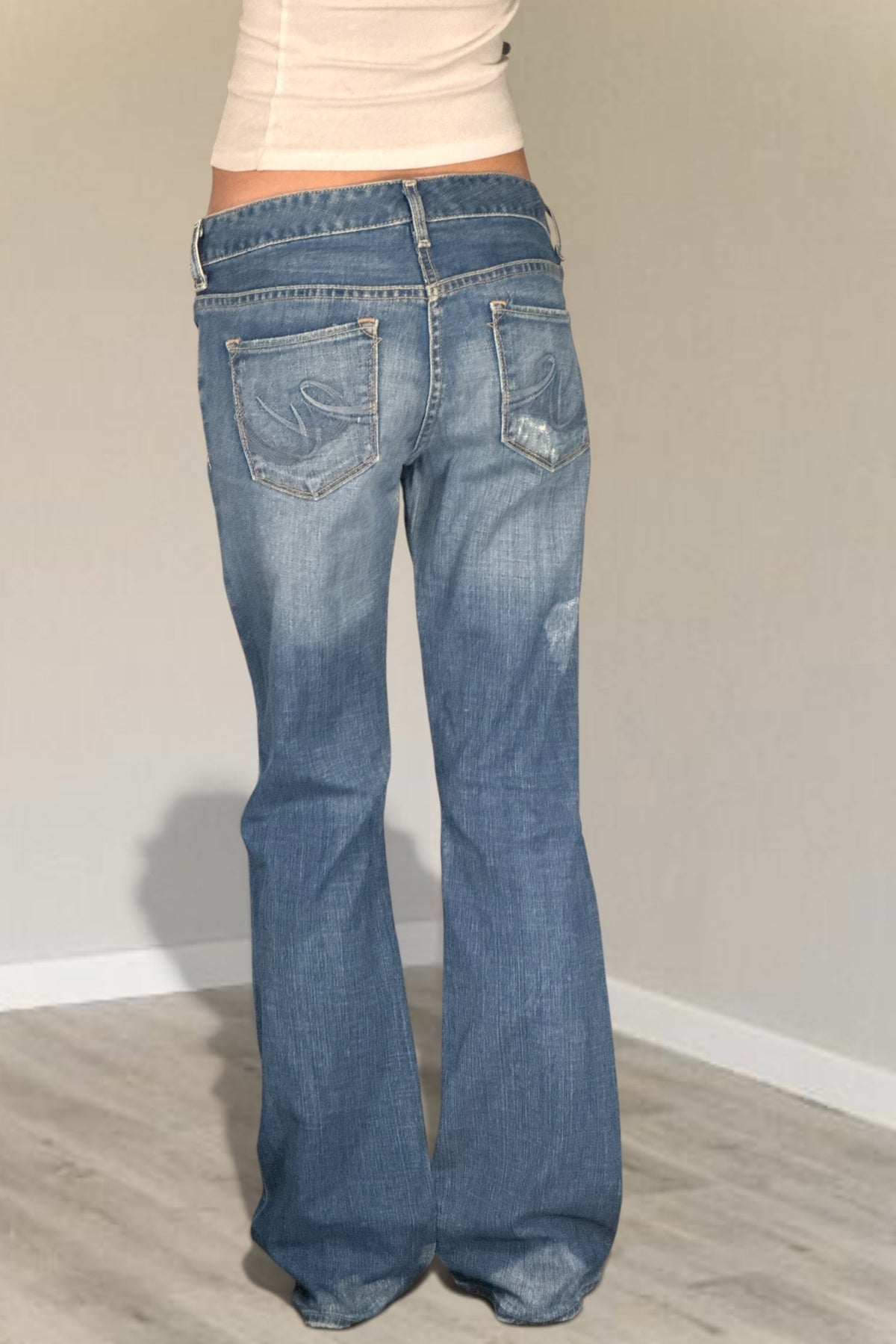 Lågmidjade jeans stl: S