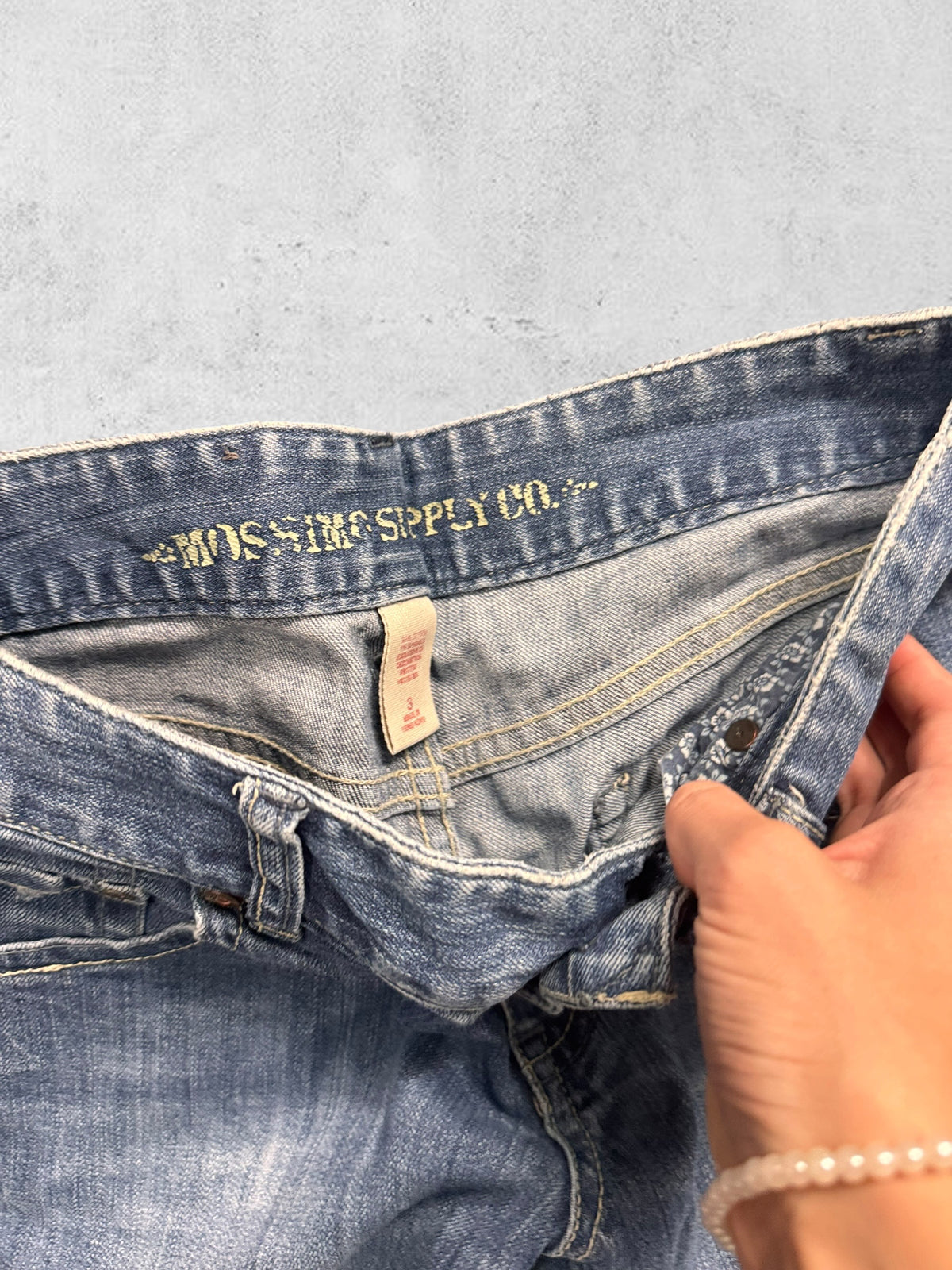 Lågmidjade jeans stl: XS