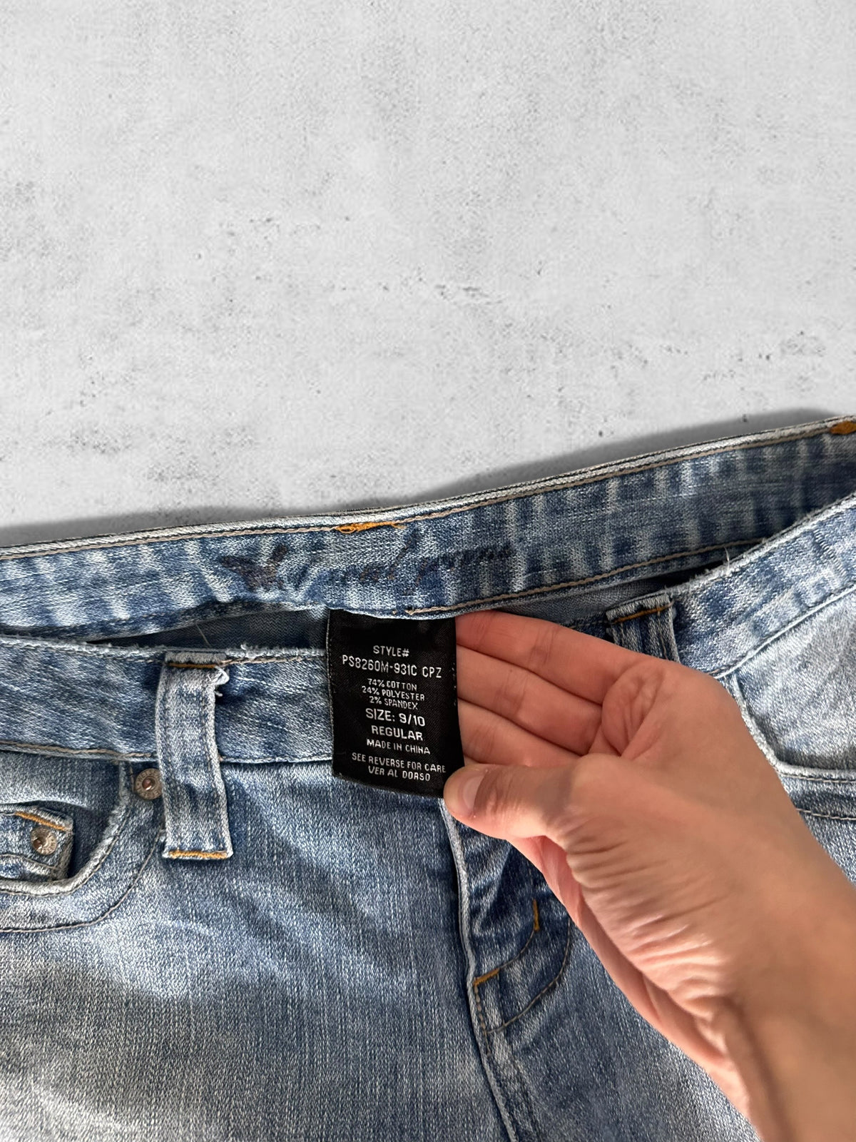 Lågmidjade jeans stl: M