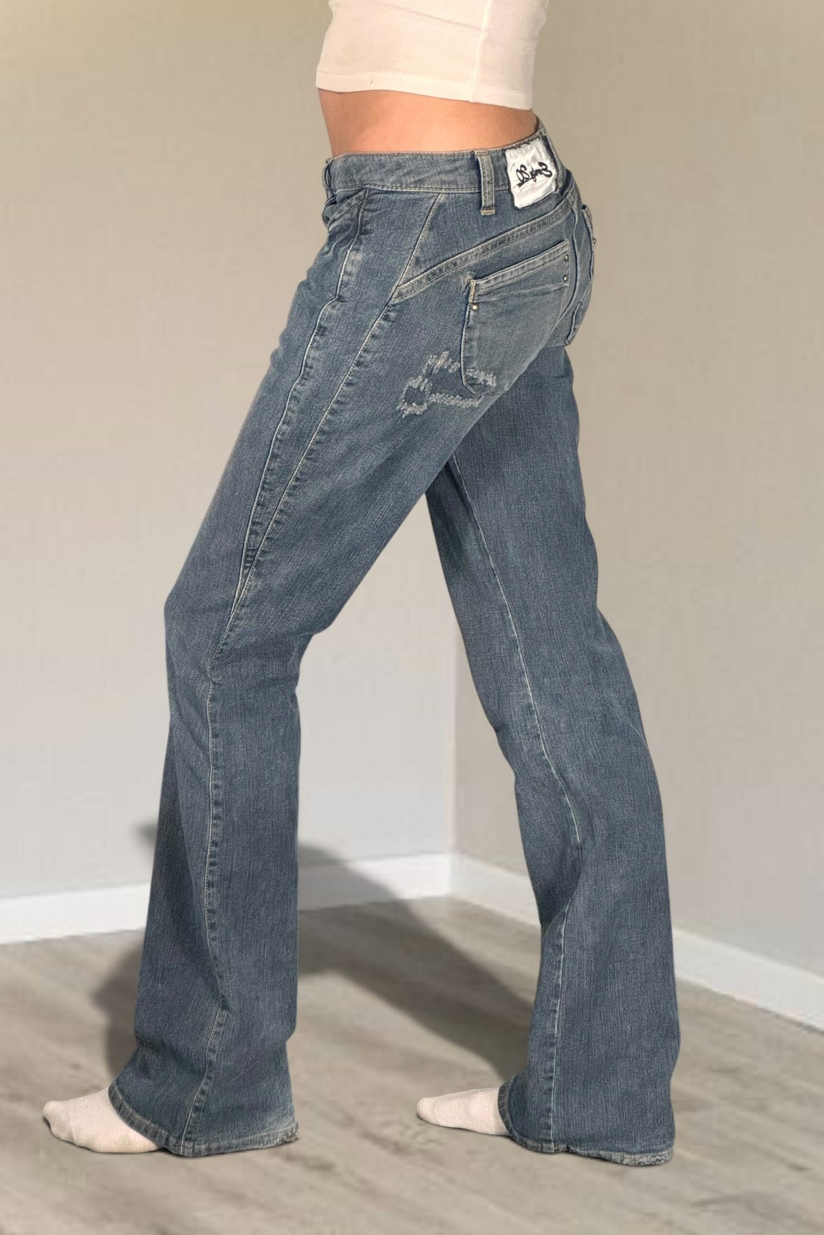 Lågmidjade jeans stl: XS