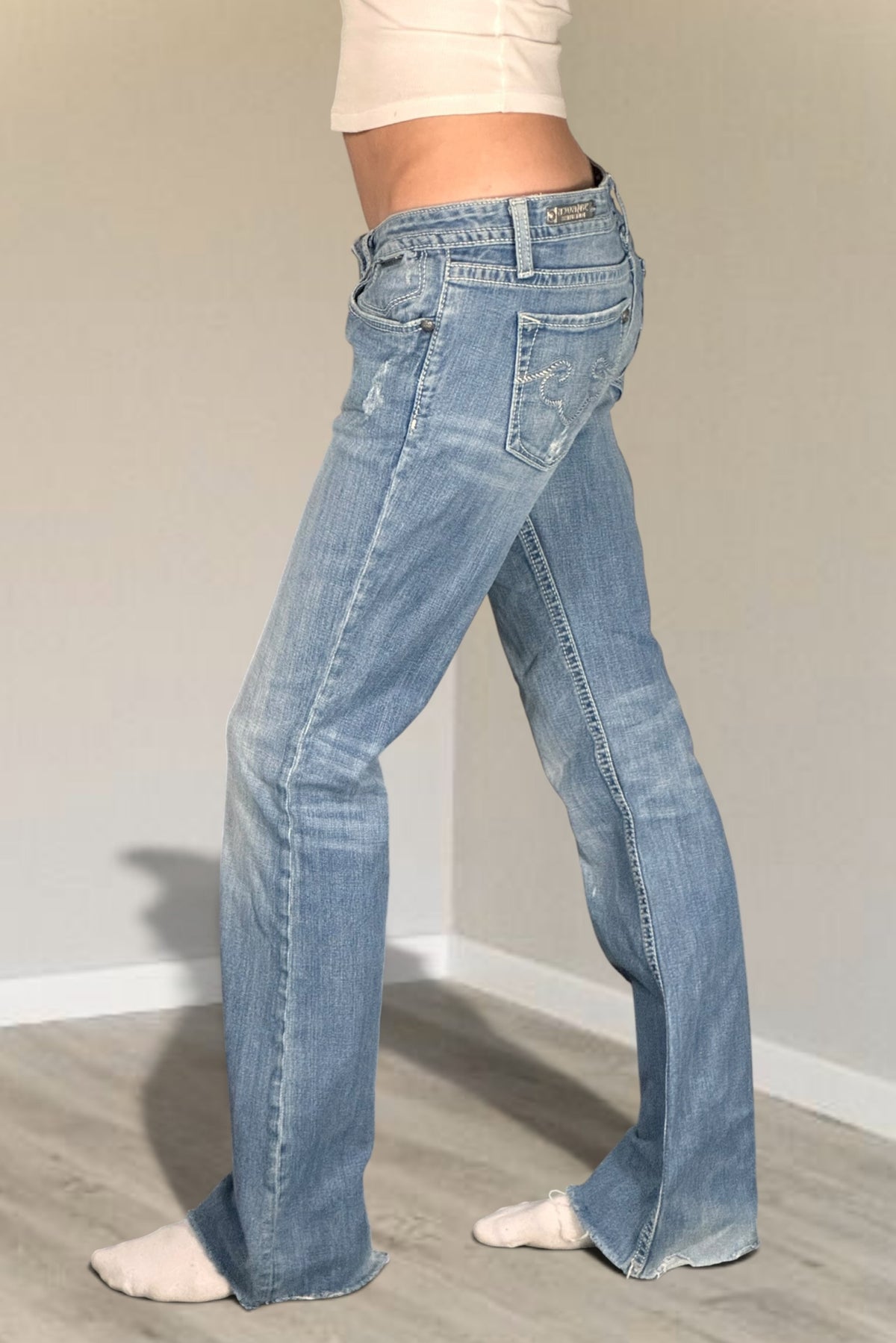 Lågmidjade jeans stl: S