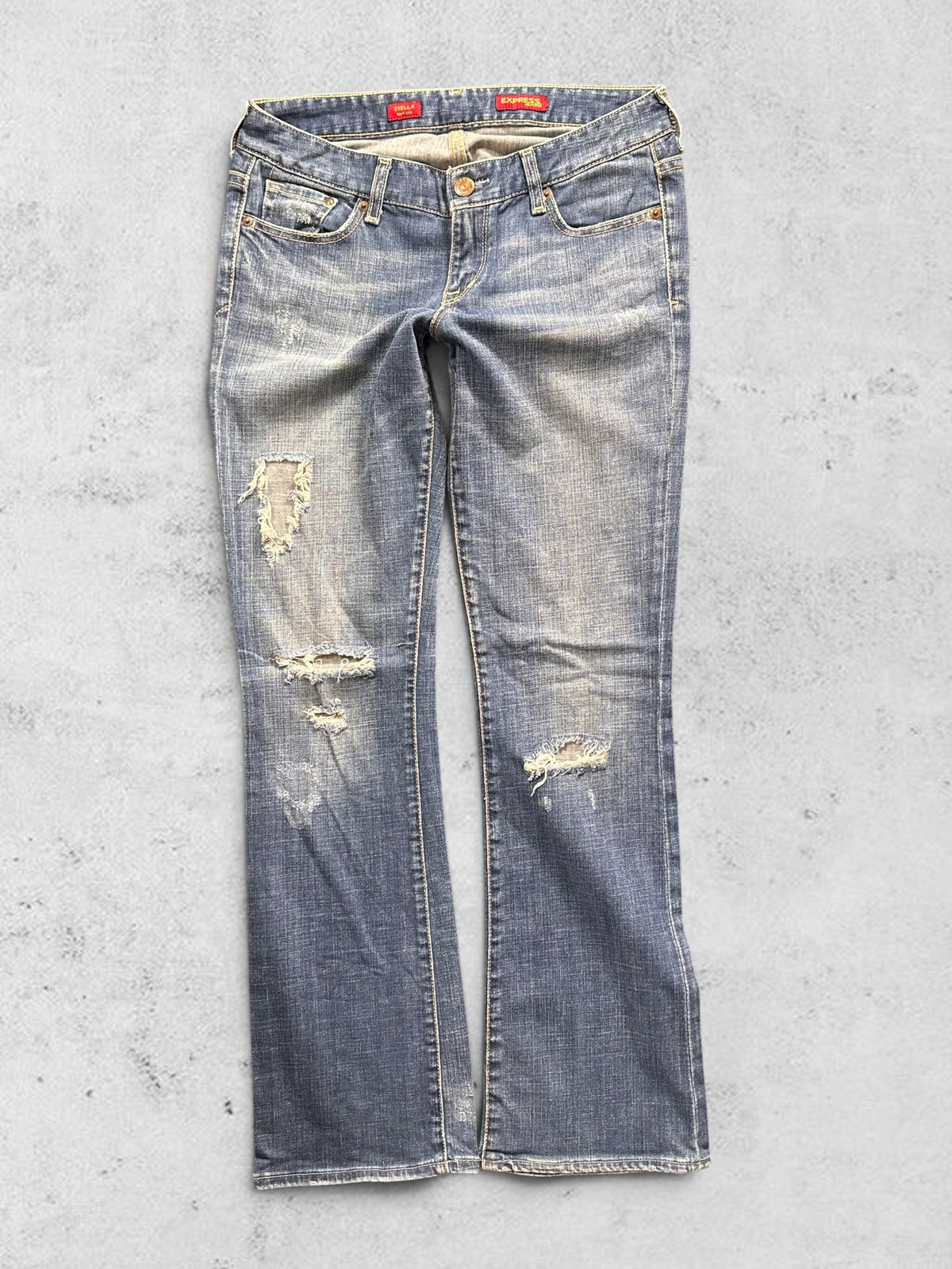 Lågmidjade jeans stl: S