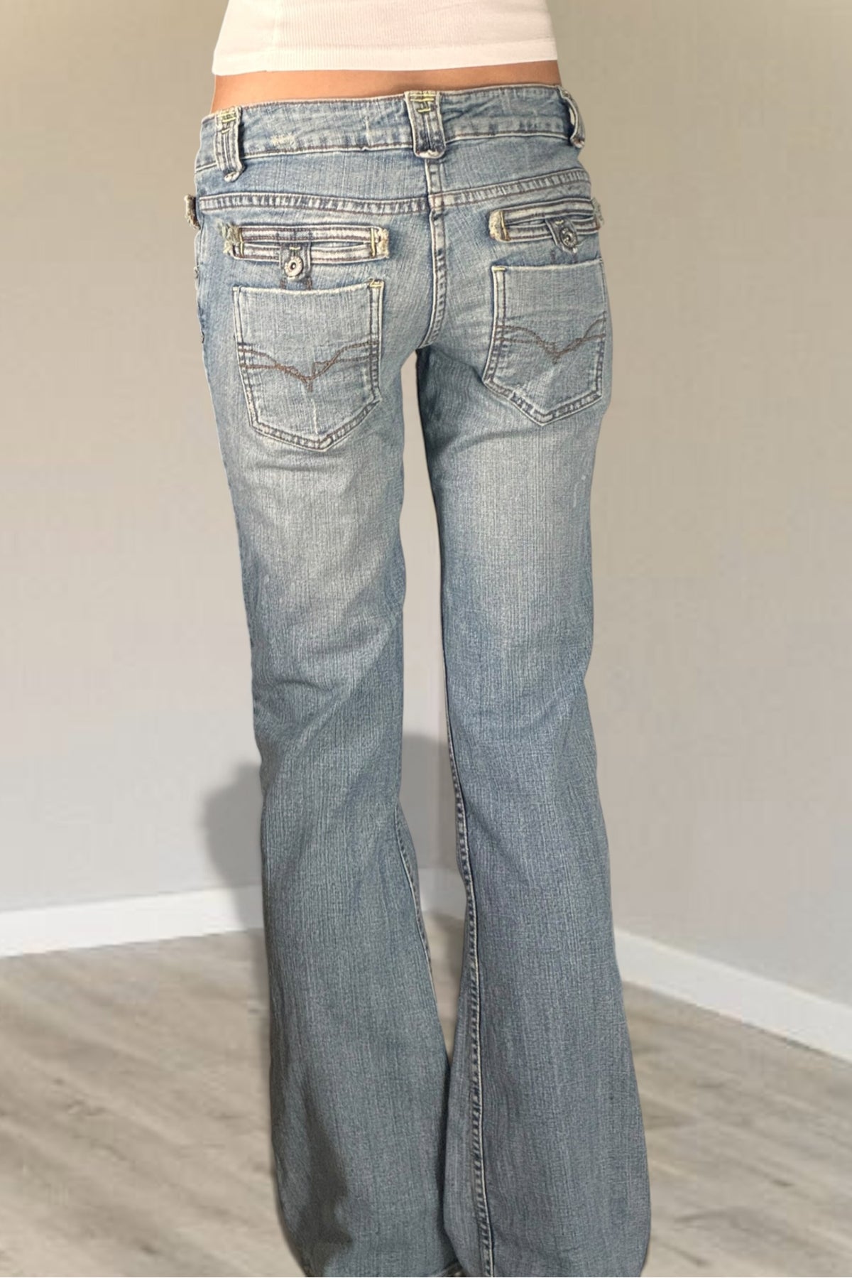 Lågmidjade jeans stl: S