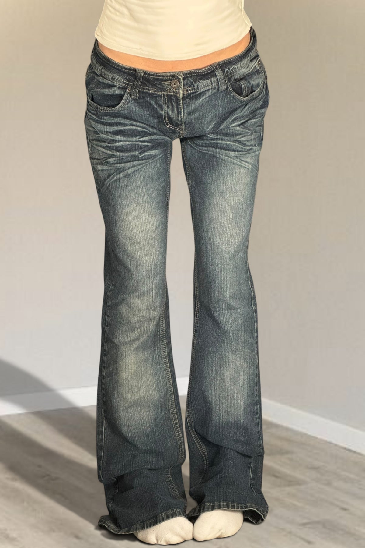 Lågmidjade jeans stl: L