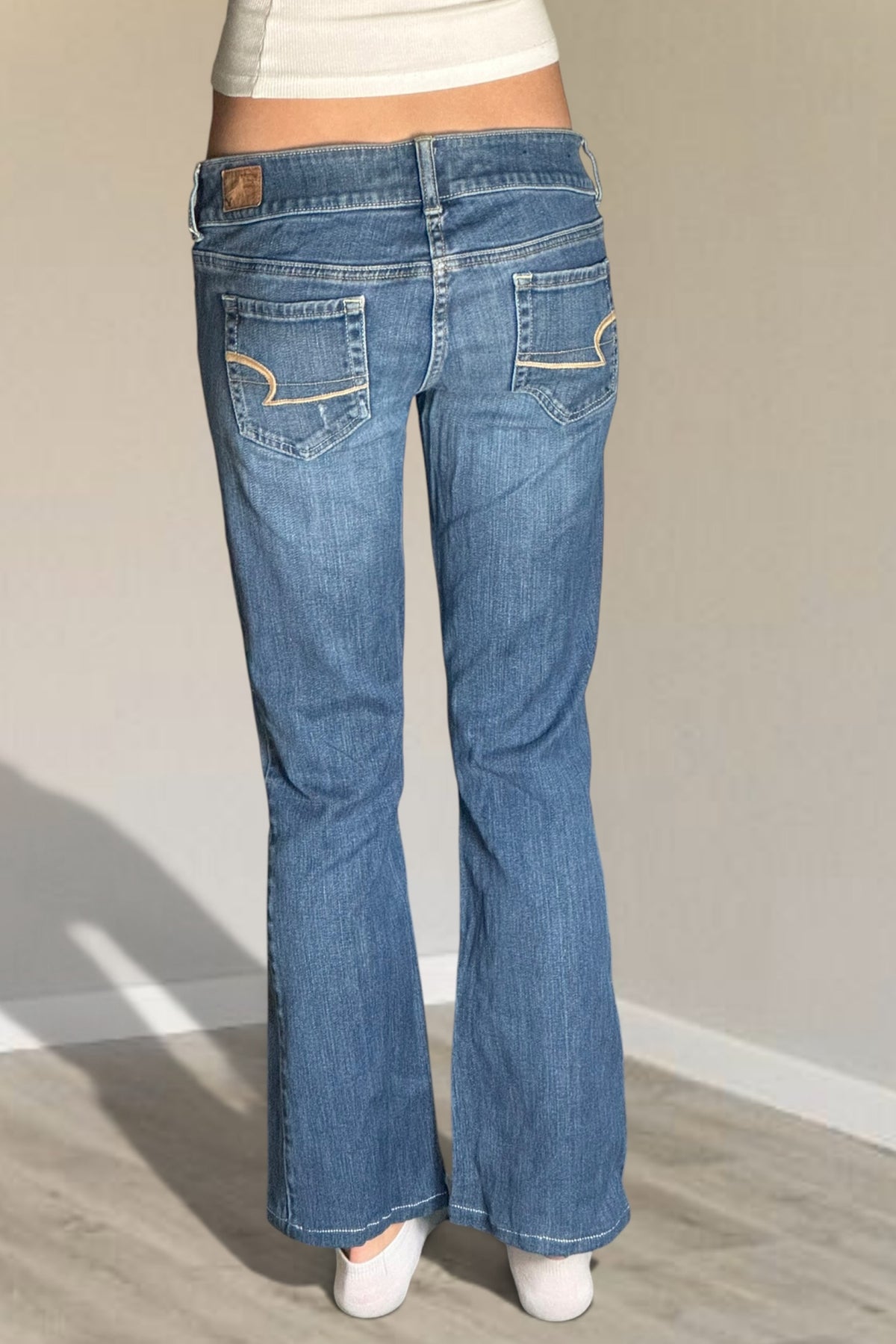 Lågmidjade jeans stl: S