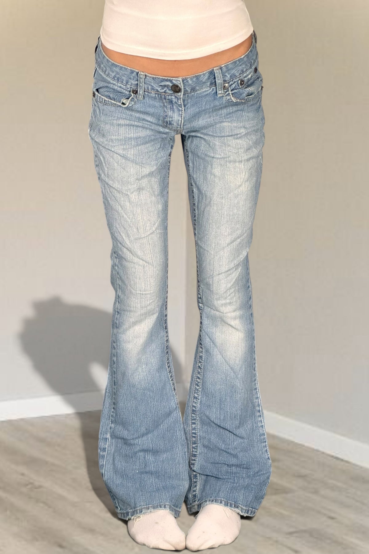 Lågmidjade jeans stl: S