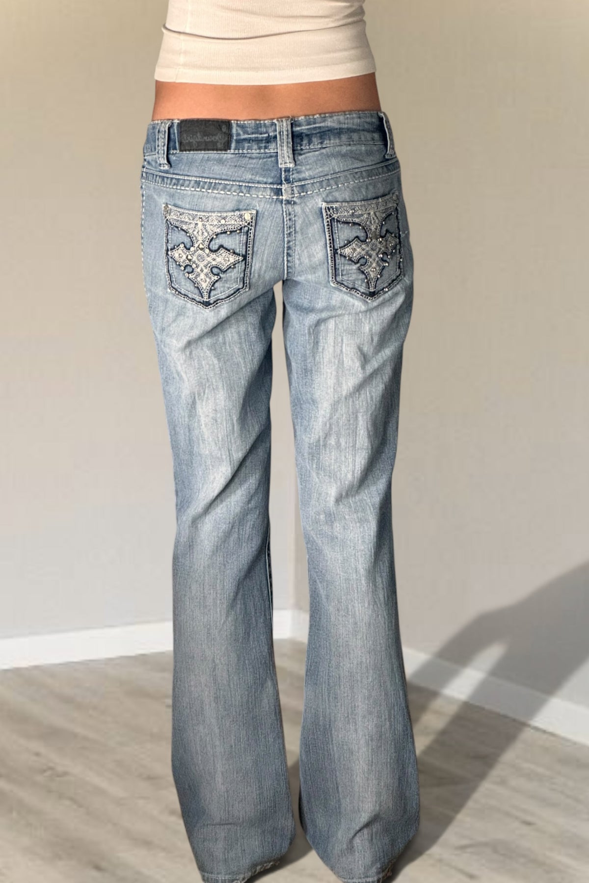 Lågmidjade jeans stl: XS