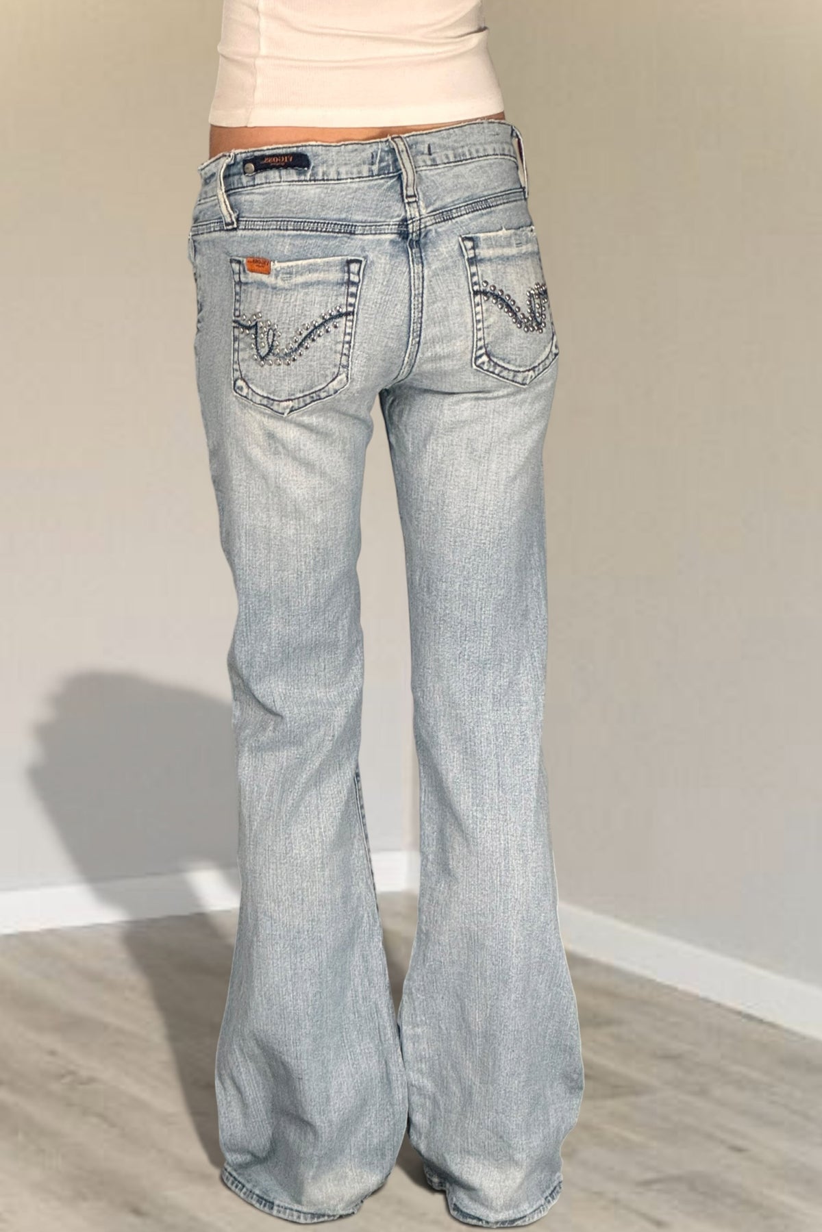Lågmidjade jeans stl: S