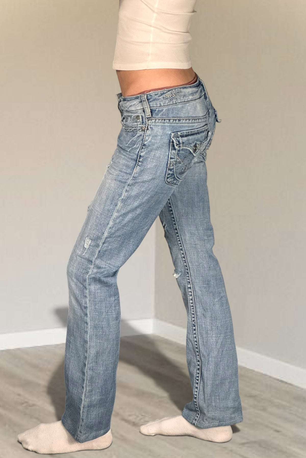 Lågmidjade jeans stl: XS