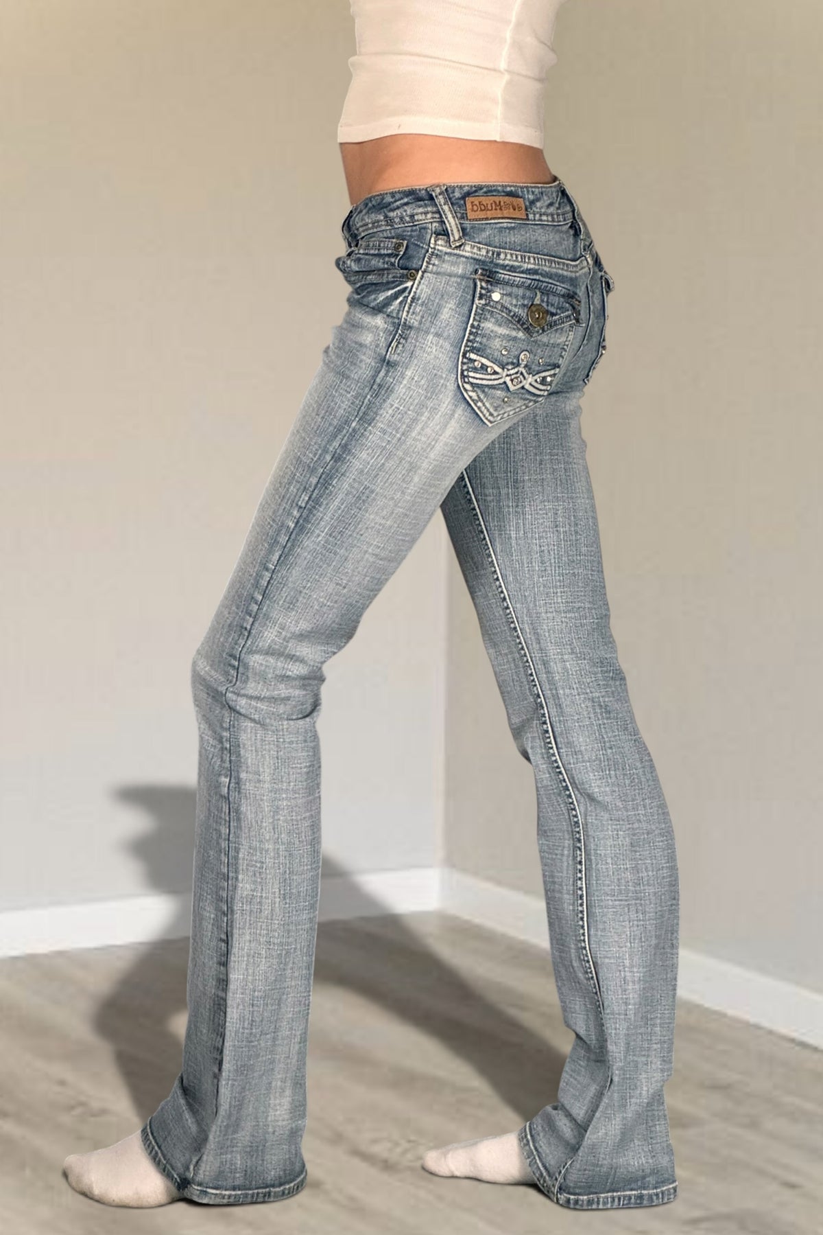 Lågmidjade jeans stl: XS