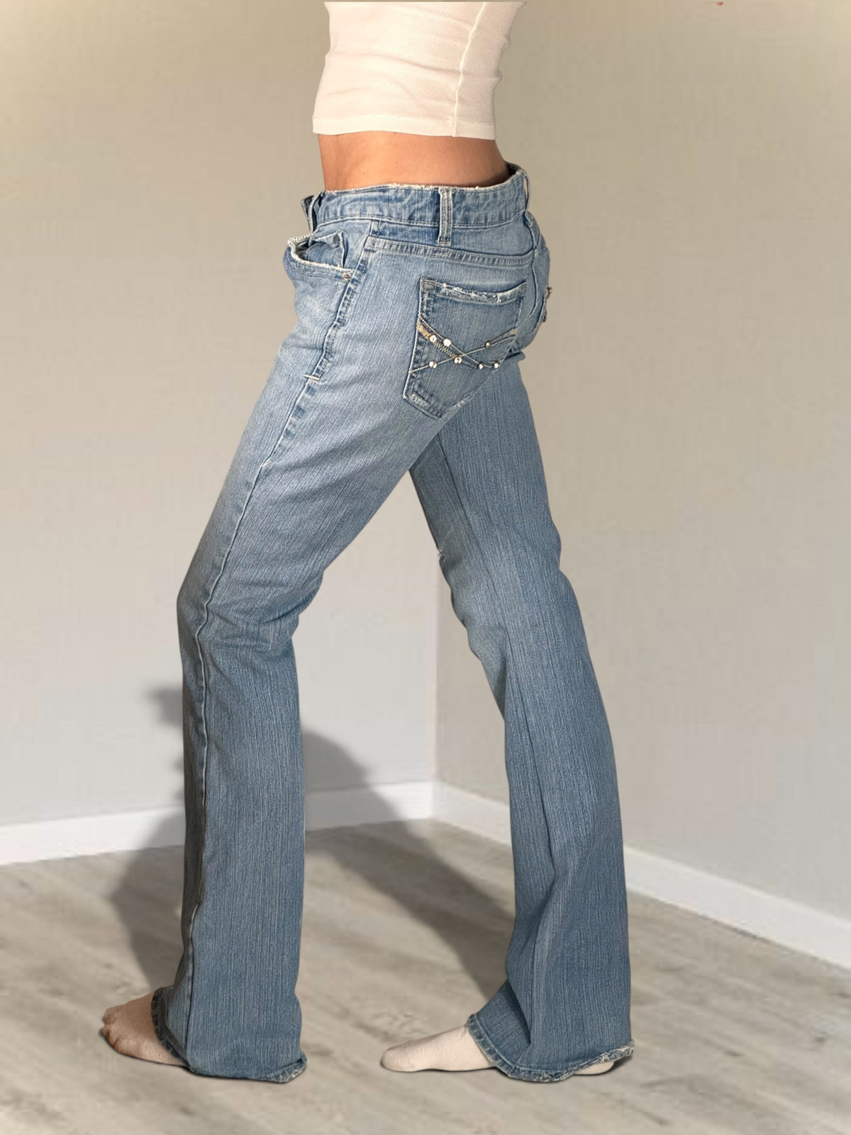 Low-rise jeans size: S/M