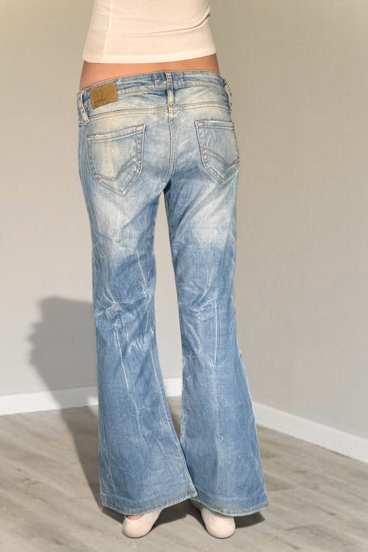 Lågmidjade jeans stl: S
