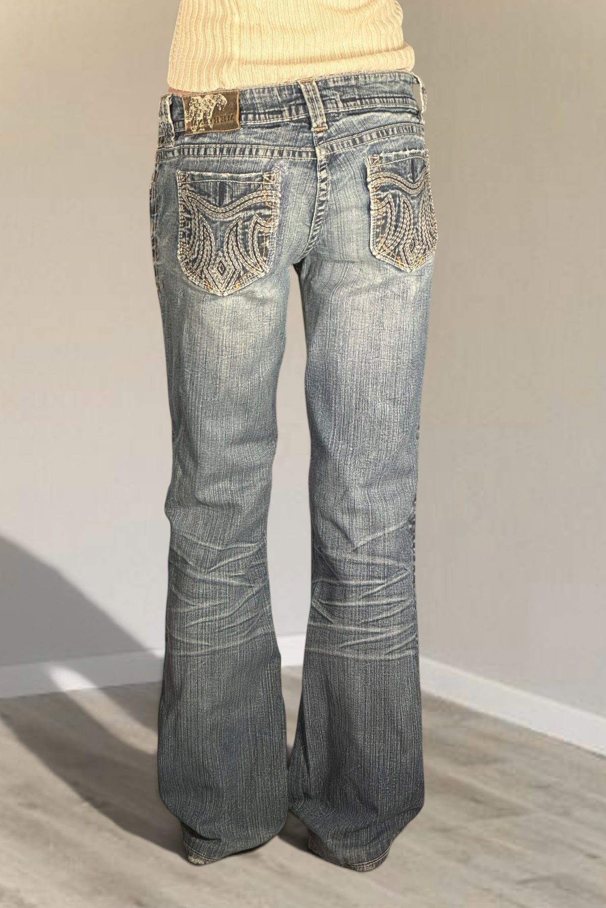 Lågmidjade jeans stl: M