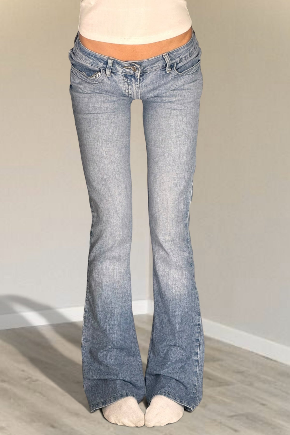 Lågmidjade jeans stl: S