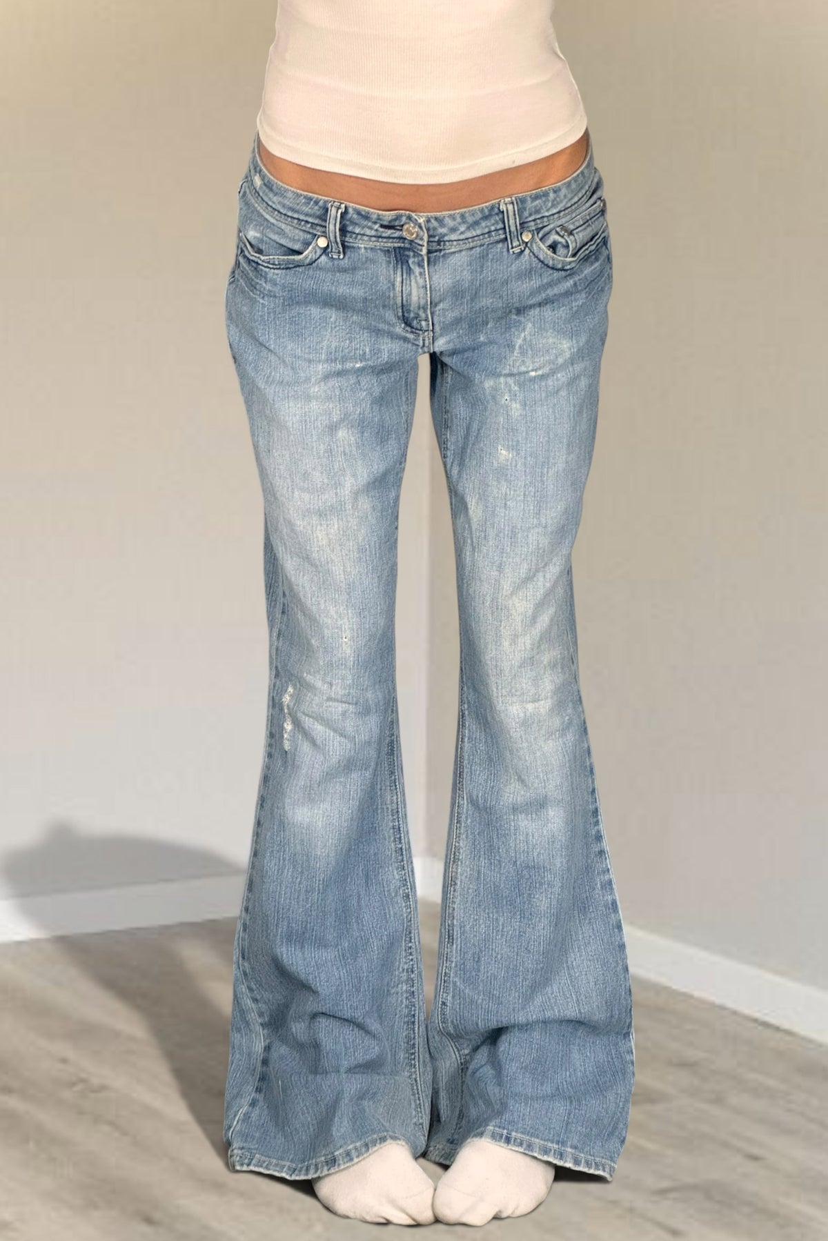 Lågmidjade jeans stl: S