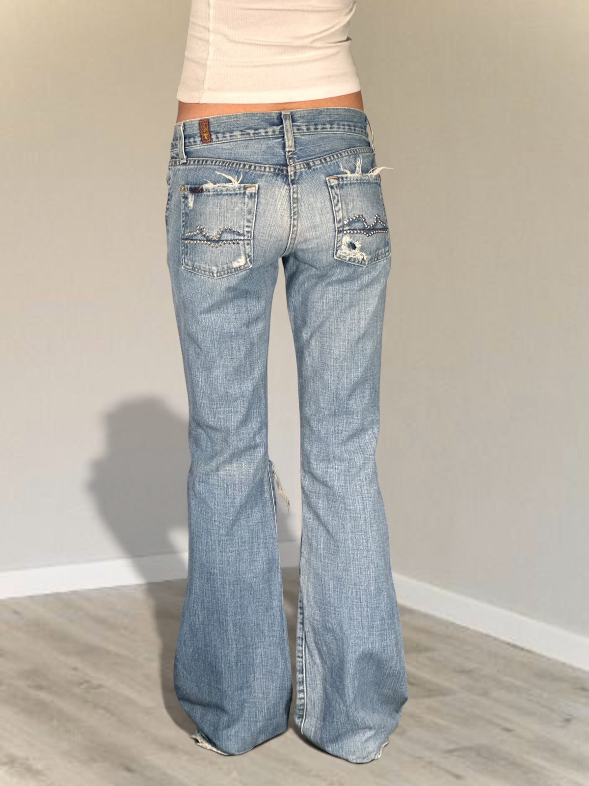 Lågmidjade jeans stl: XS