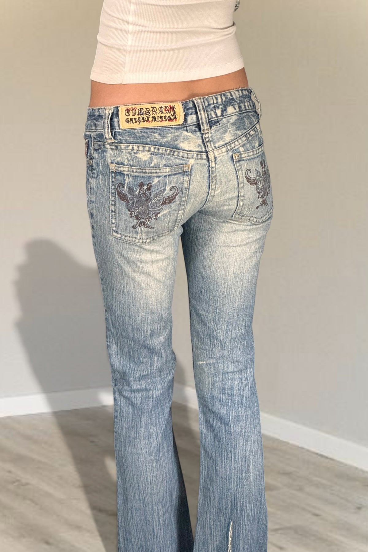 Lågmidjade jeans stl: XXXS