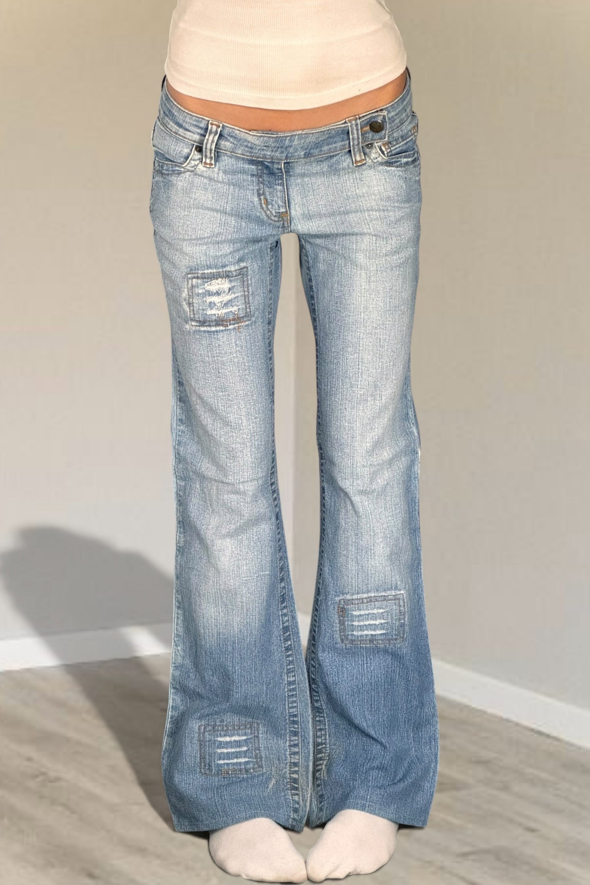 Lågmidjade jeans stl: S