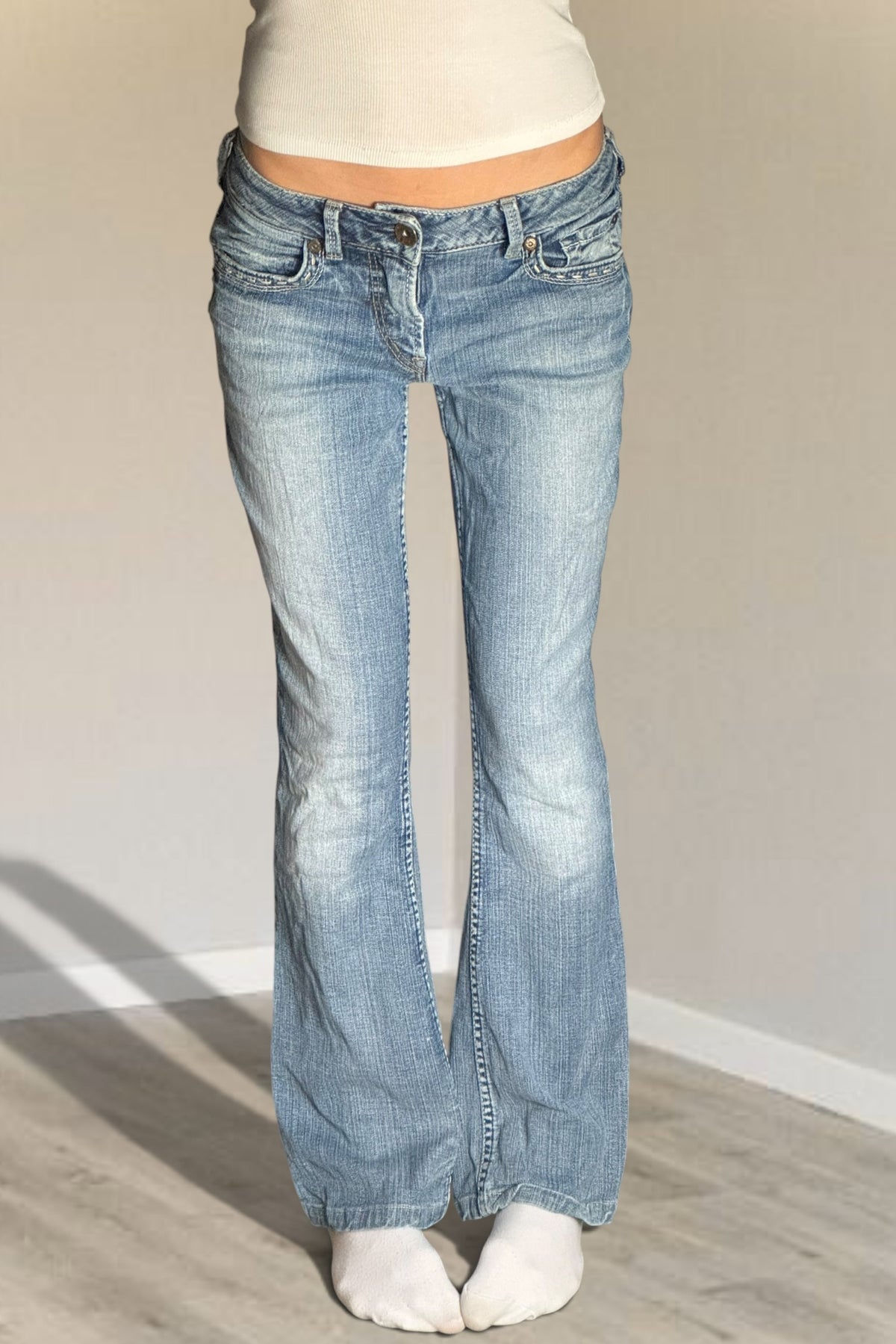 Lågmidjade jeans stl: XS