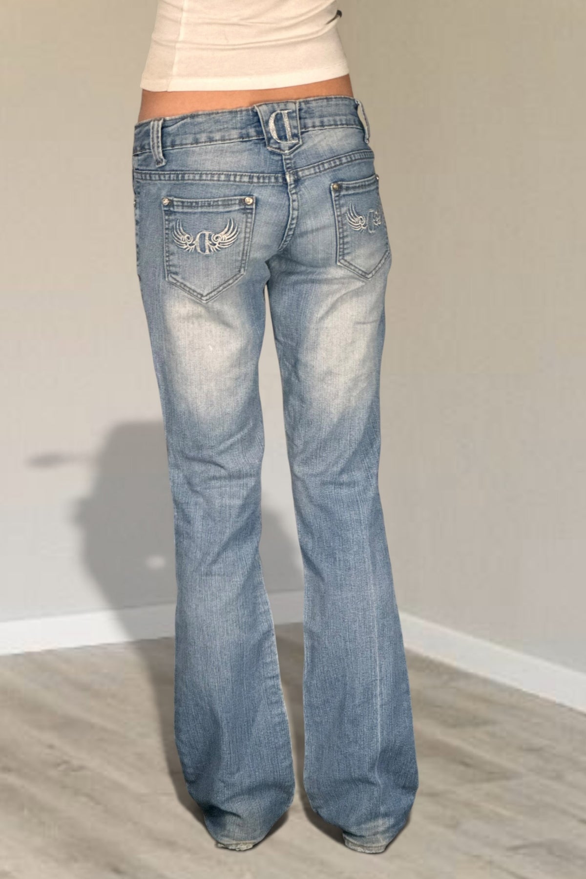 Lågmidjade jeans stl: S