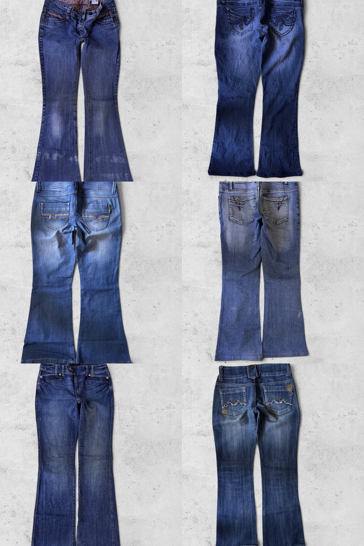 Bundle 19 pairs of jeans size: various