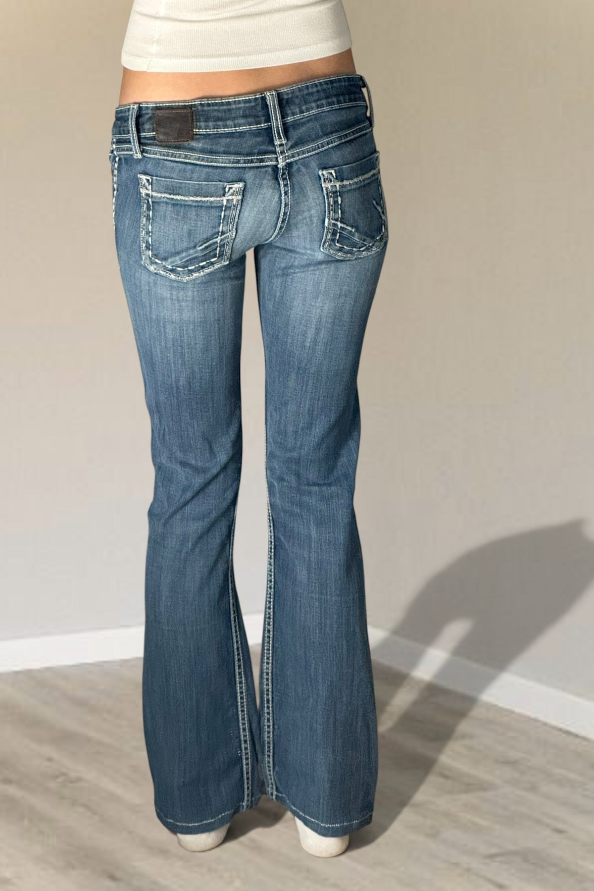 Lågmidjade jeans stl: S