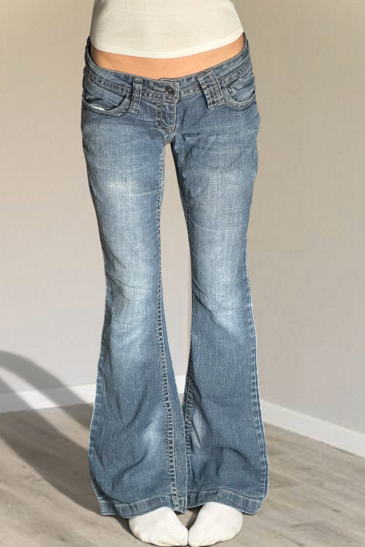 Lågmidjade jeans stl: S