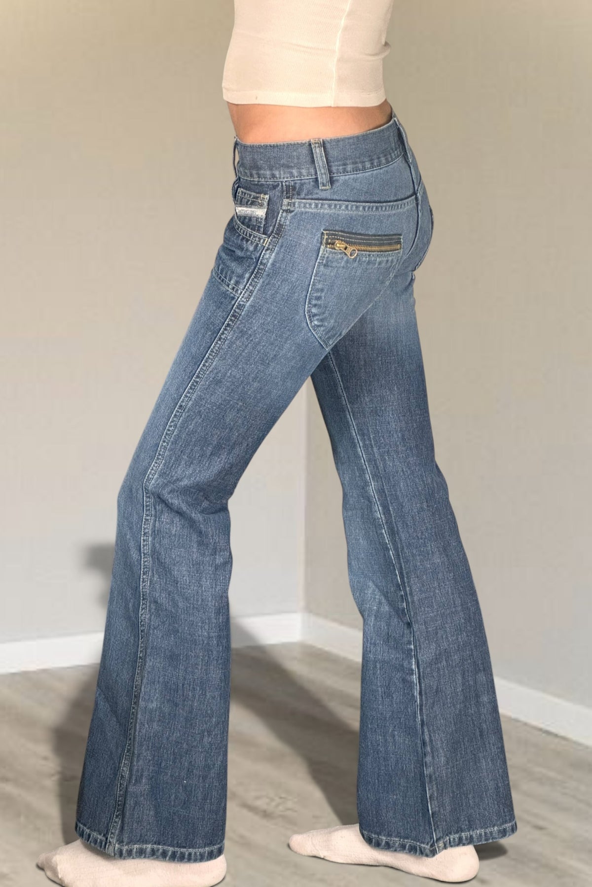 Lågmidjade jeans stl: XXS